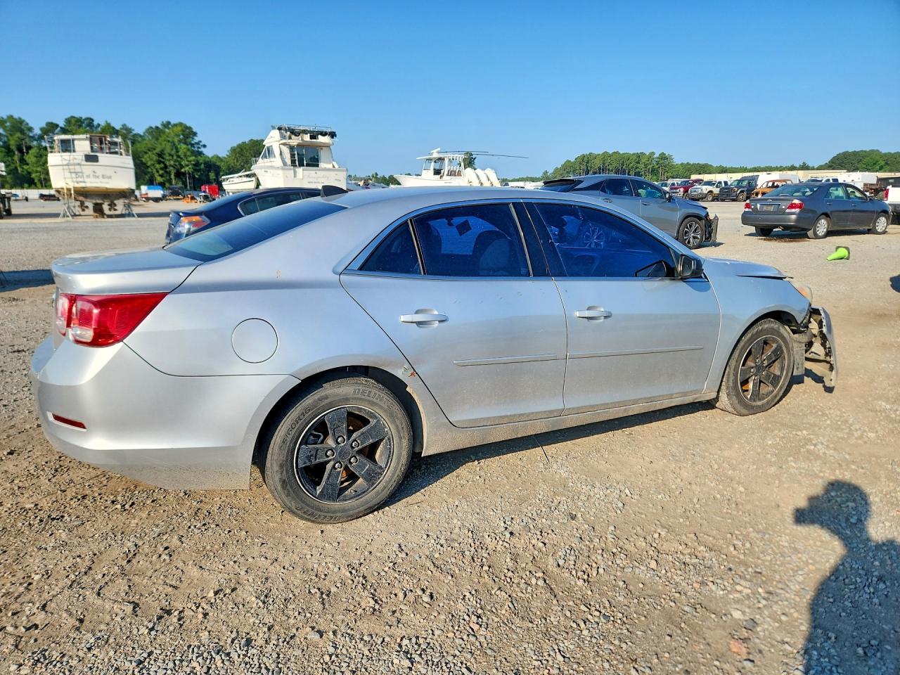 2013 Chevrolet Malibu Ls Silver vin: 1G11B5SA7DF126711