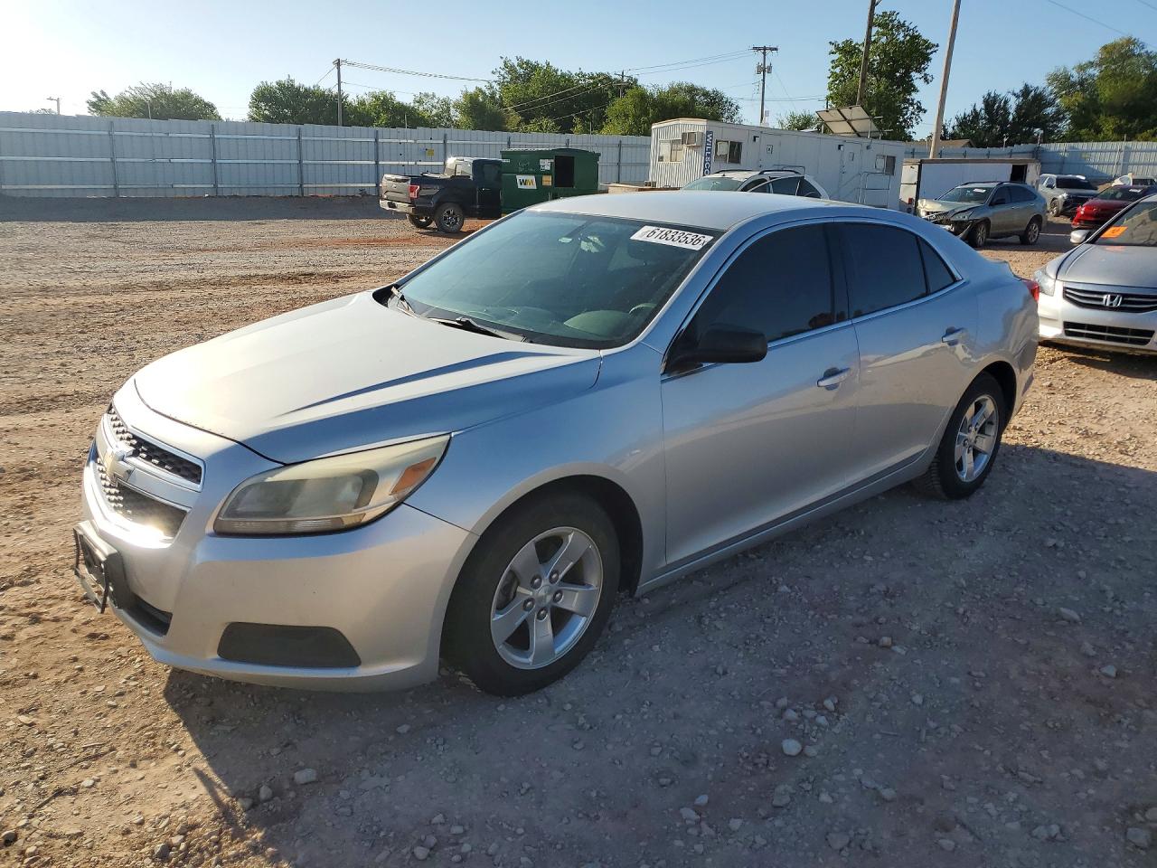 2013 Chevrolet Malibu Ls Silver vin: 1G11B5SA7DF221043