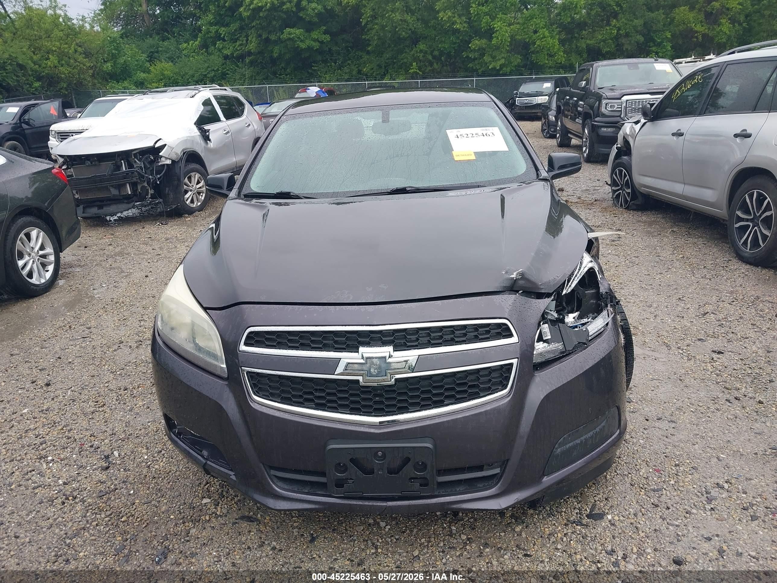 2013 Chevrolet Malibu 1ls Gray vin: 1G11B5SA7DF334958