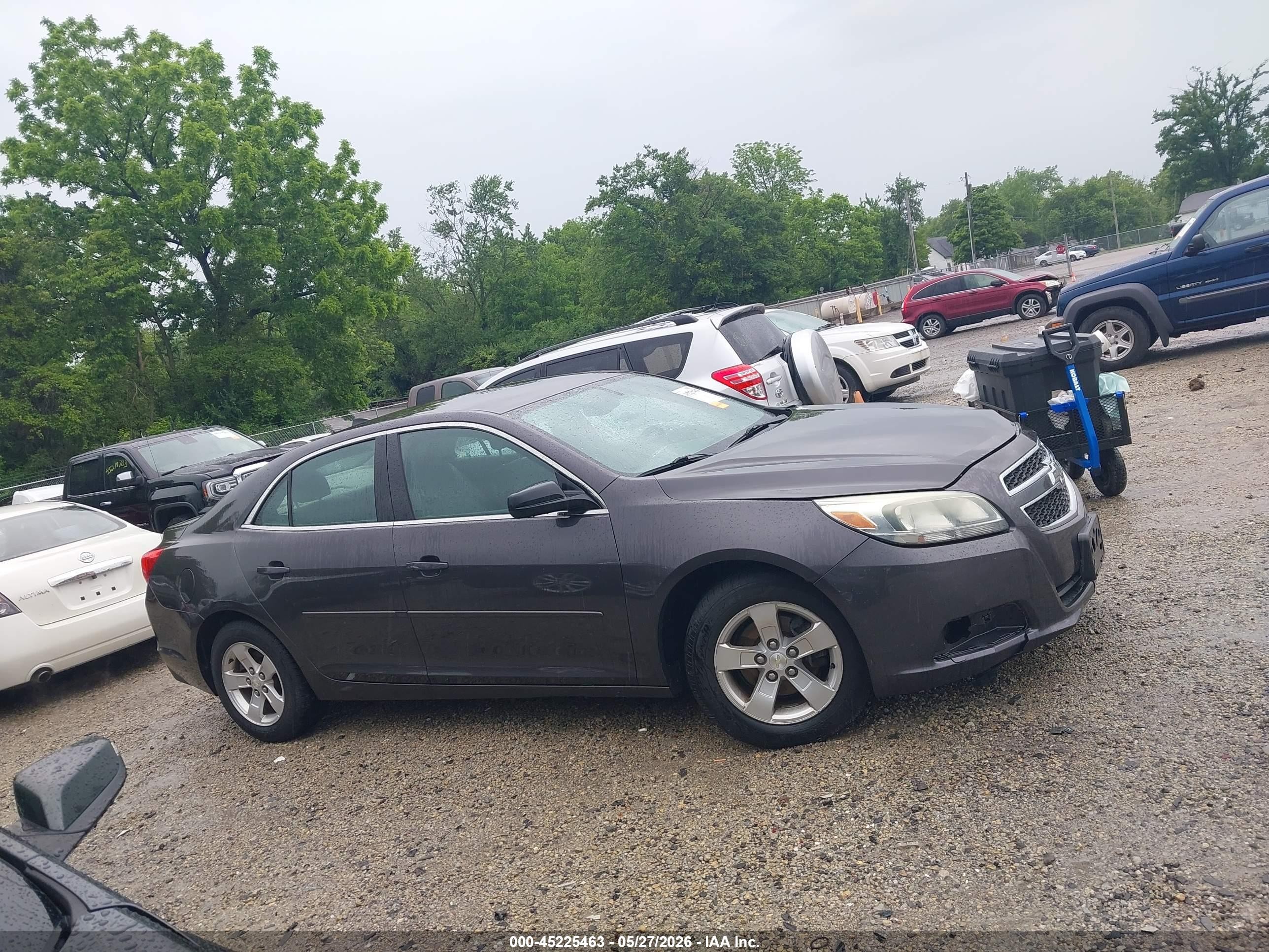 2013 Chevrolet Malibu 1ls Gray vin: 1G11B5SA7DF334958
