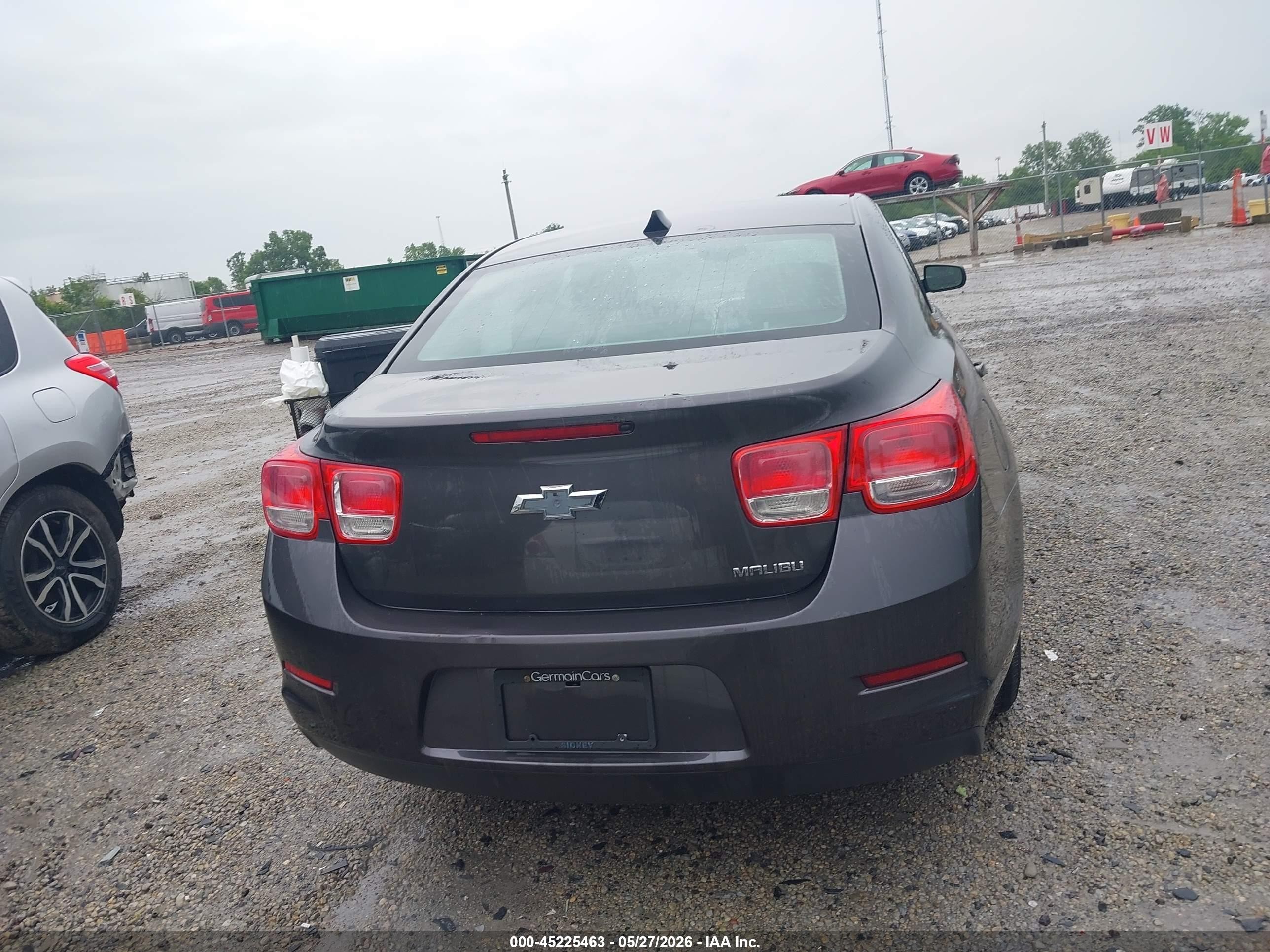 2013 Chevrolet Malibu 1ls Gray vin: 1G11B5SA7DF334958