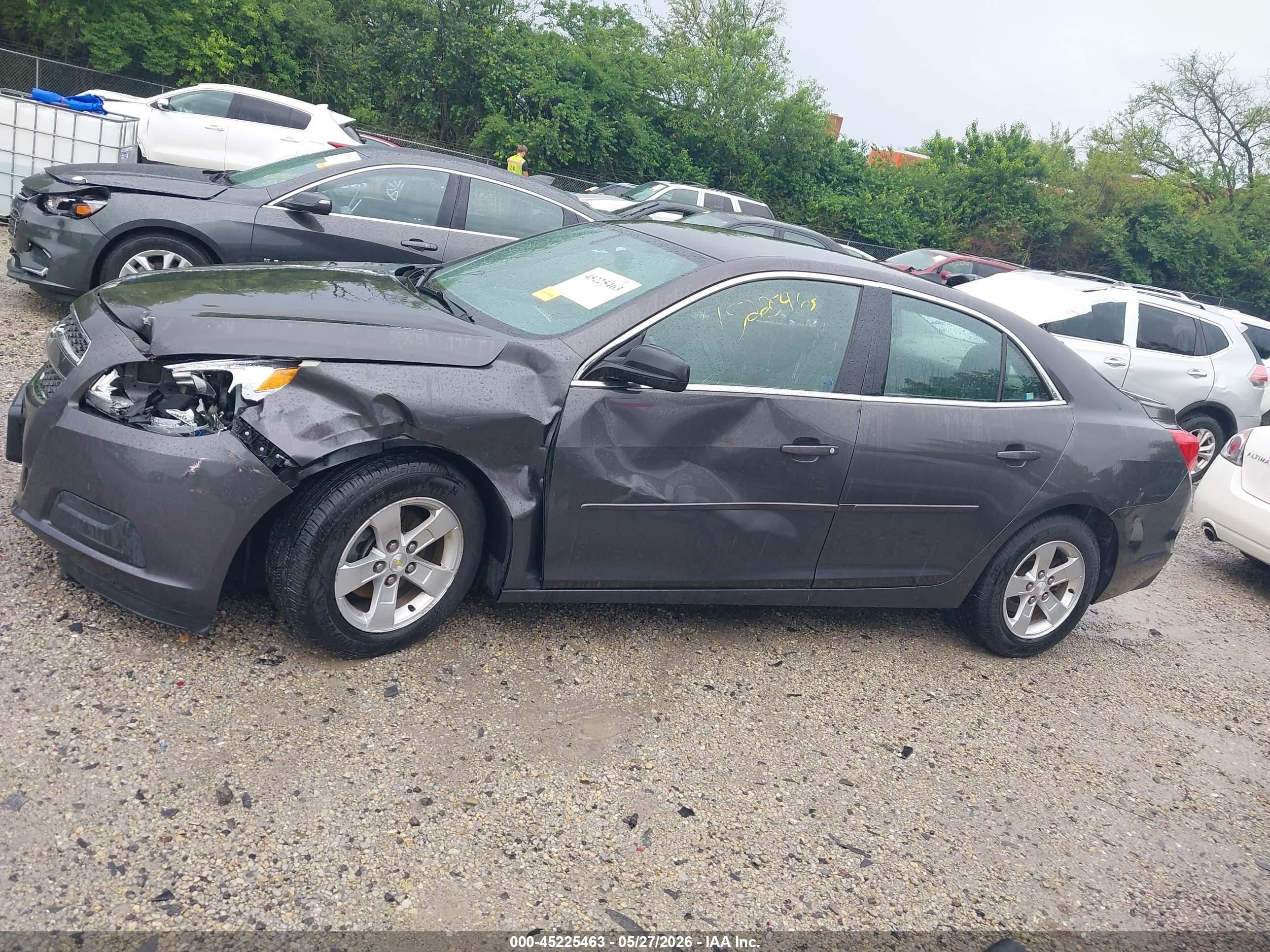 2013 Chevrolet Malibu 1ls Gray vin: 1G11B5SA7DF334958