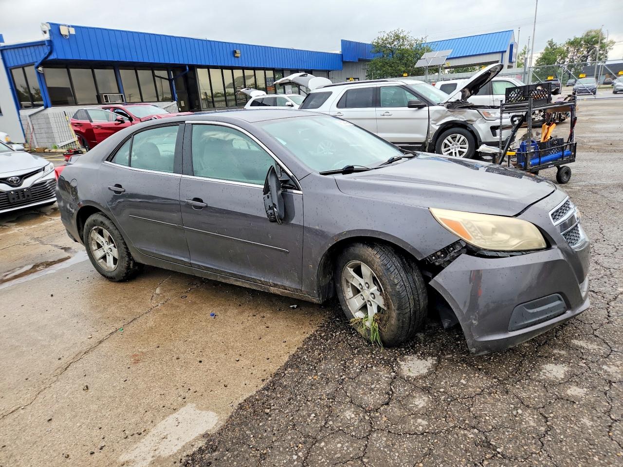2013 Chevrolet Malibu Ls Gray vin: 1G11B5SA7DF352635
