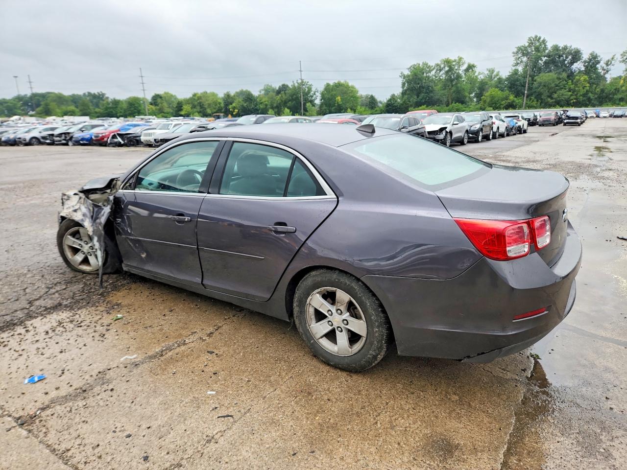 2013 Chevrolet Malibu Ls Gray vin: 1G11B5SA7DF352635