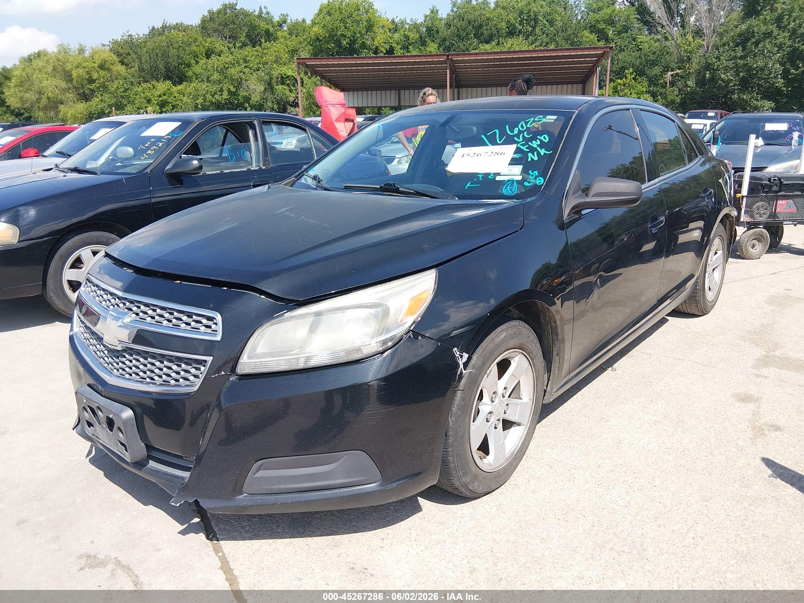 2013 Chevrolet Malibu 1ls Black vin: 1G11B5SA7DU126025