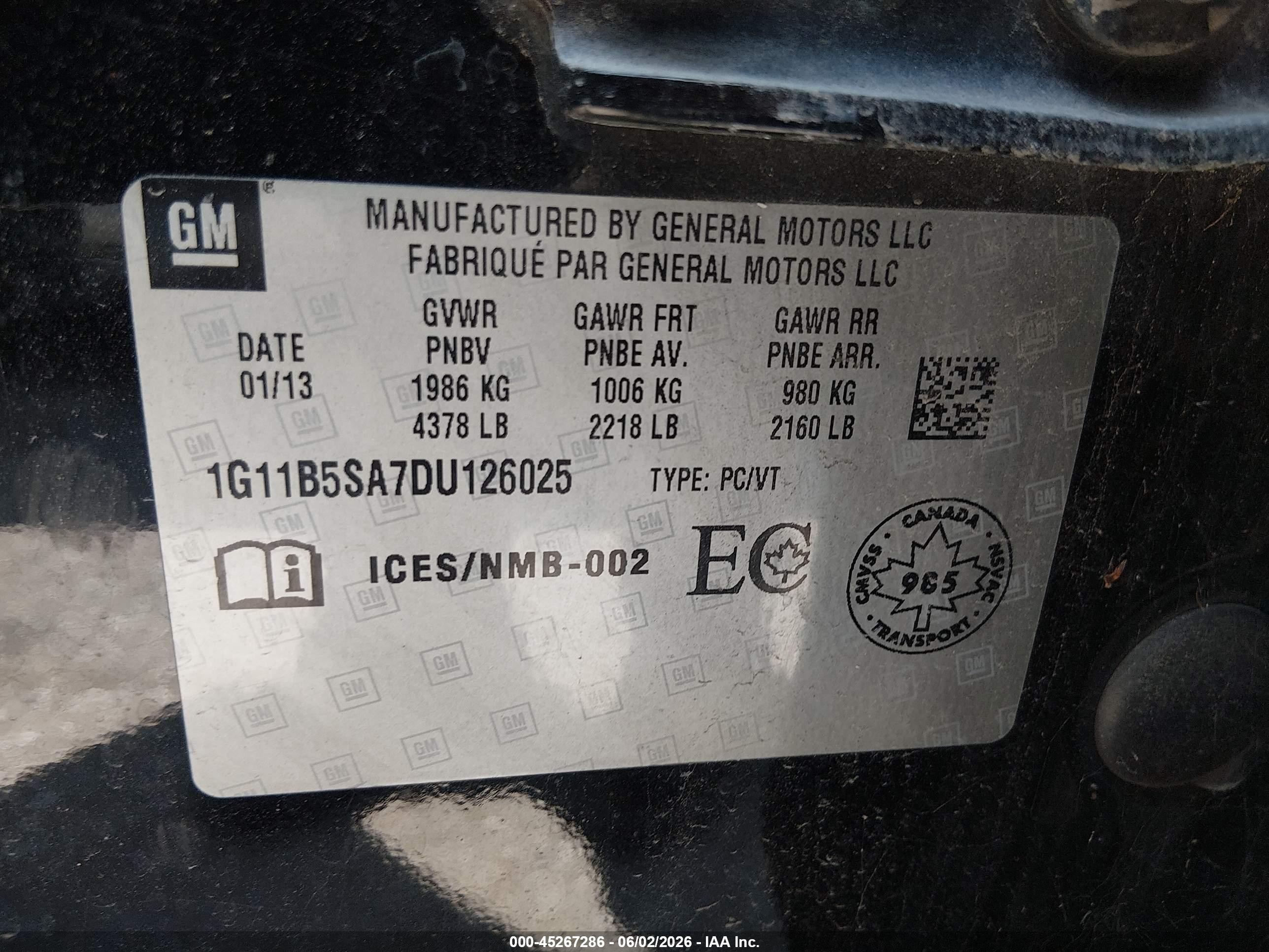 2013 Chevrolet Malibu 1ls Black vin: 1G11B5SA7DU126025