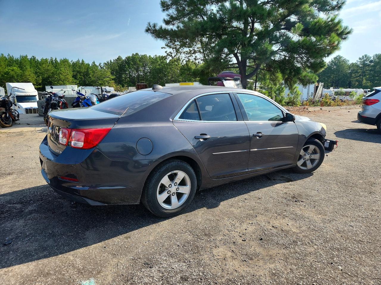 2013 Chevrolet Malibu Ls Серый vin: 1G11B5SA8DF132999