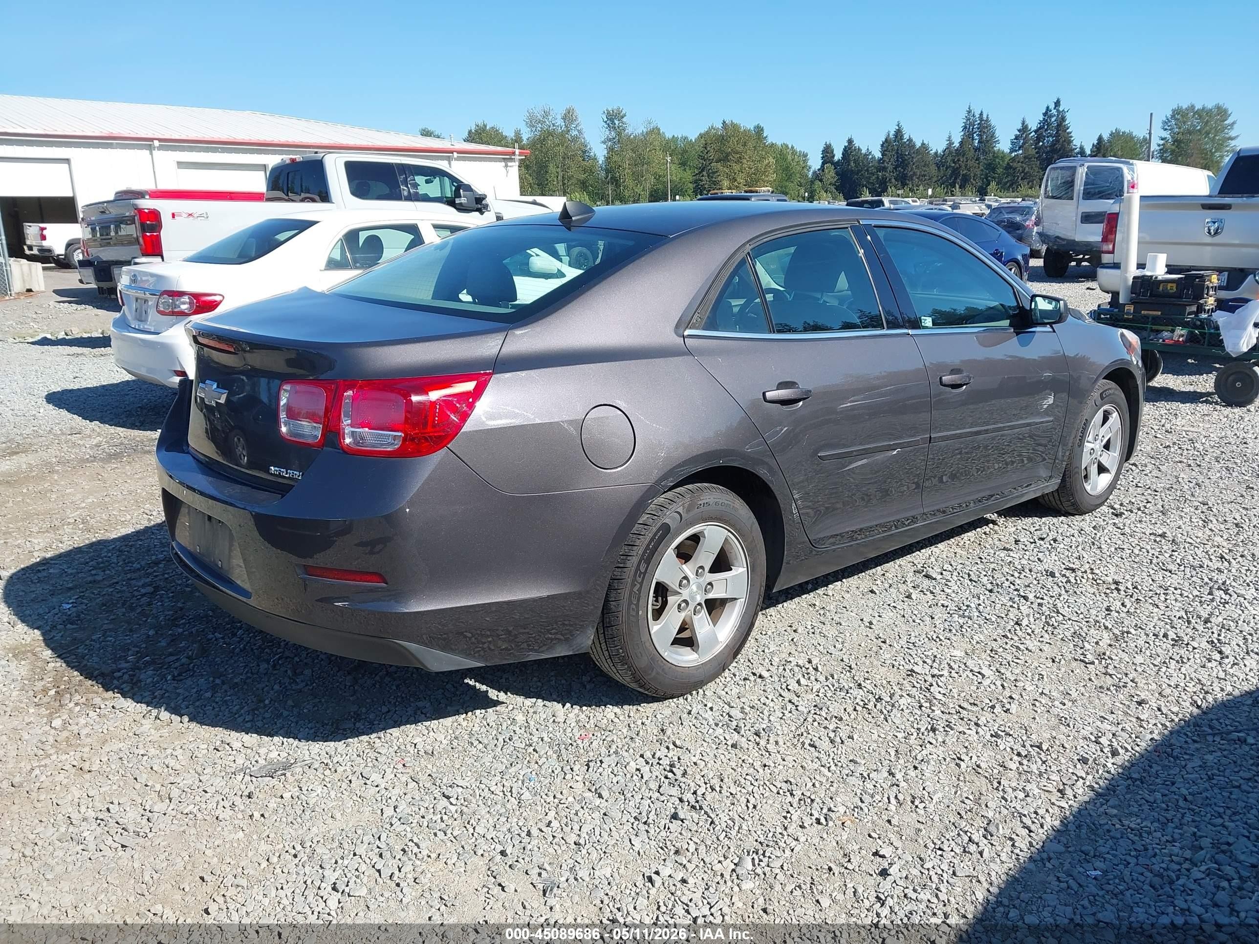 2013 Chevrolet Malibu 1ls Gray vin: 1G11B5SA8DF237655