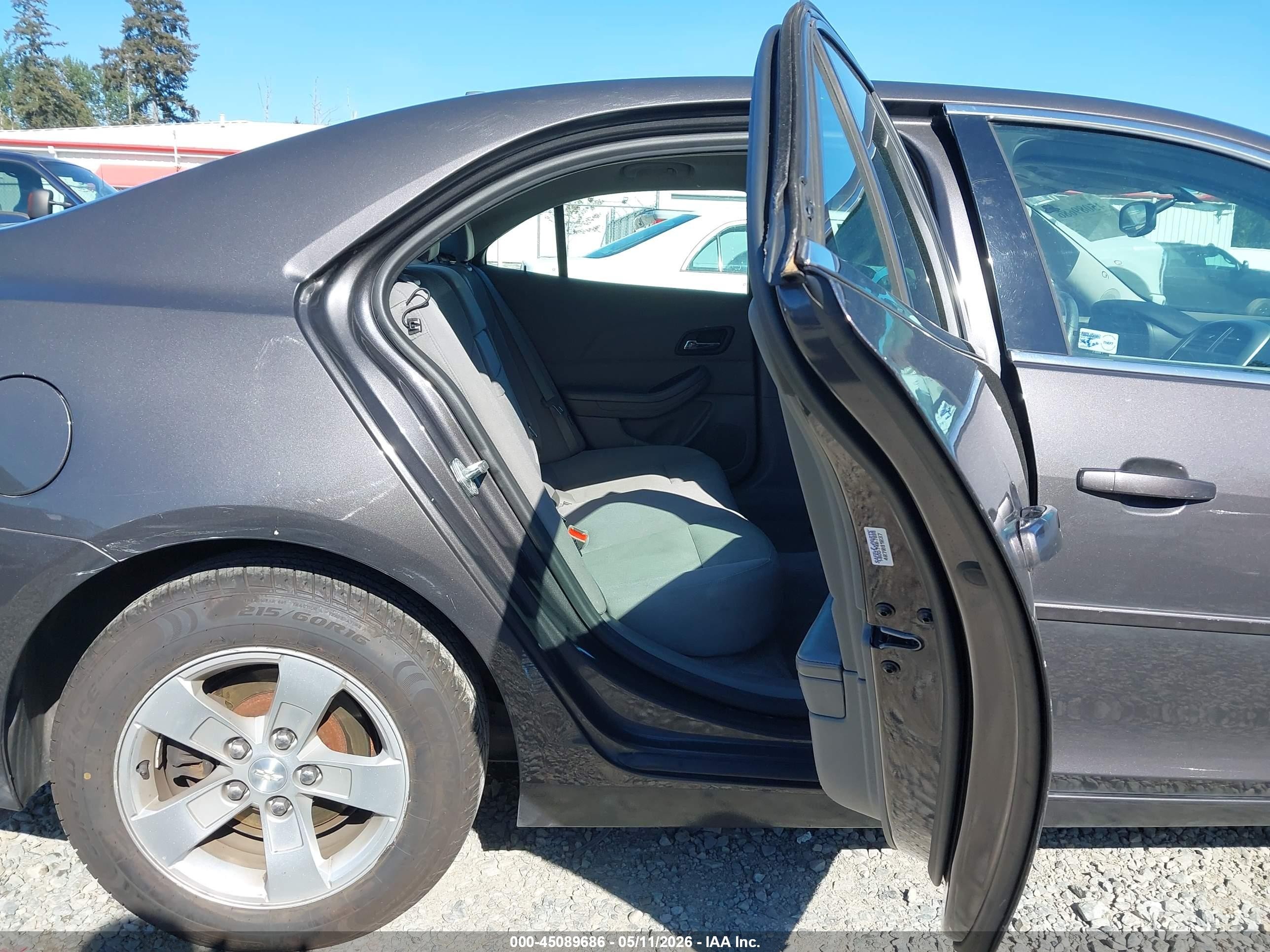 2013 Chevrolet Malibu 1ls Gray vin: 1G11B5SA8DF237655