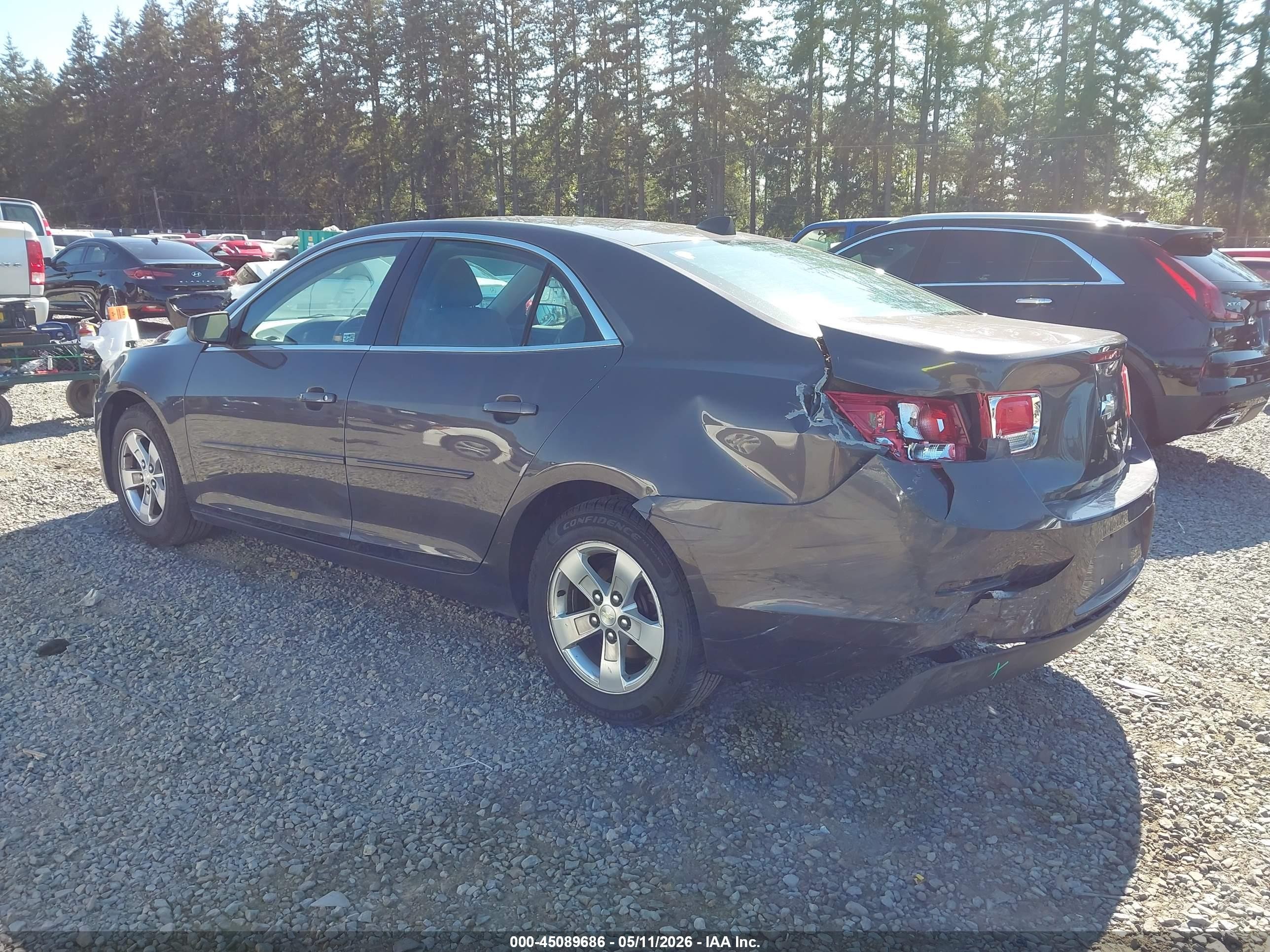 2013 Chevrolet Malibu 1ls Gray vin: 1G11B5SA8DF237655