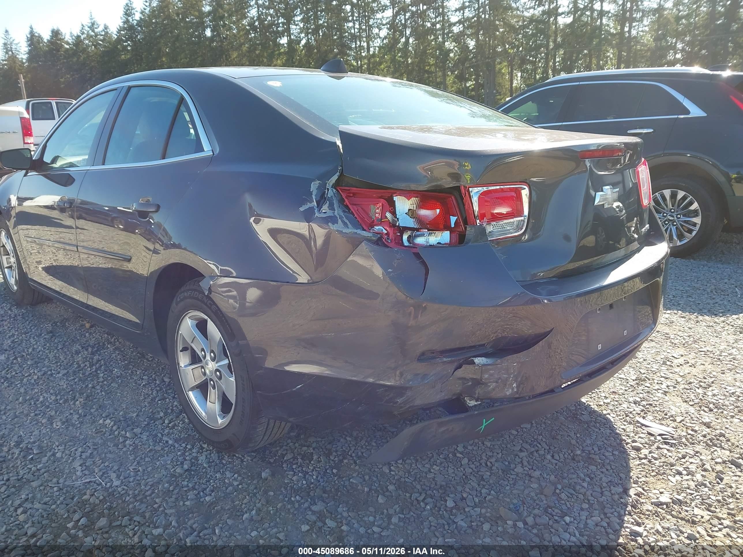 2013 Chevrolet Malibu 1ls Gray vin: 1G11B5SA8DF237655