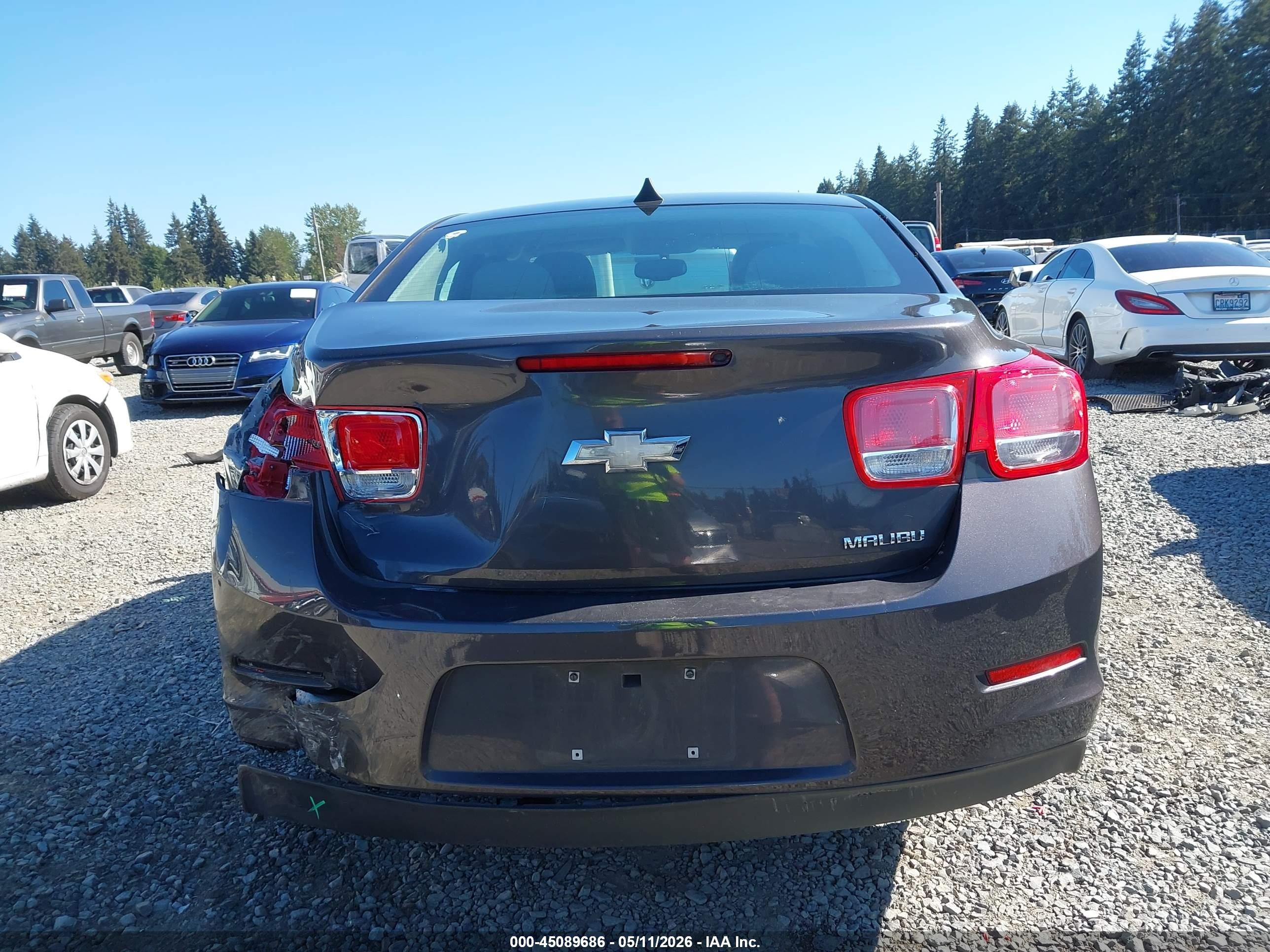 2013 Chevrolet Malibu 1ls Gray vin: 1G11B5SA8DF237655