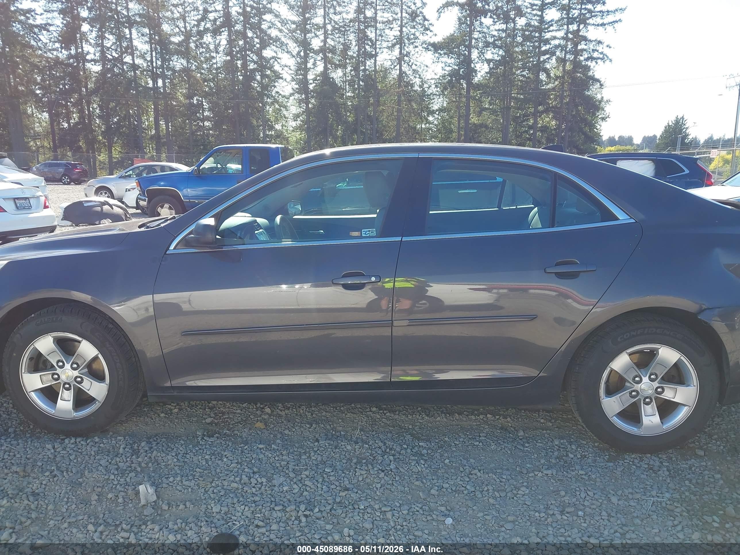2013 Chevrolet Malibu 1ls Gray vin: 1G11B5SA8DF237655