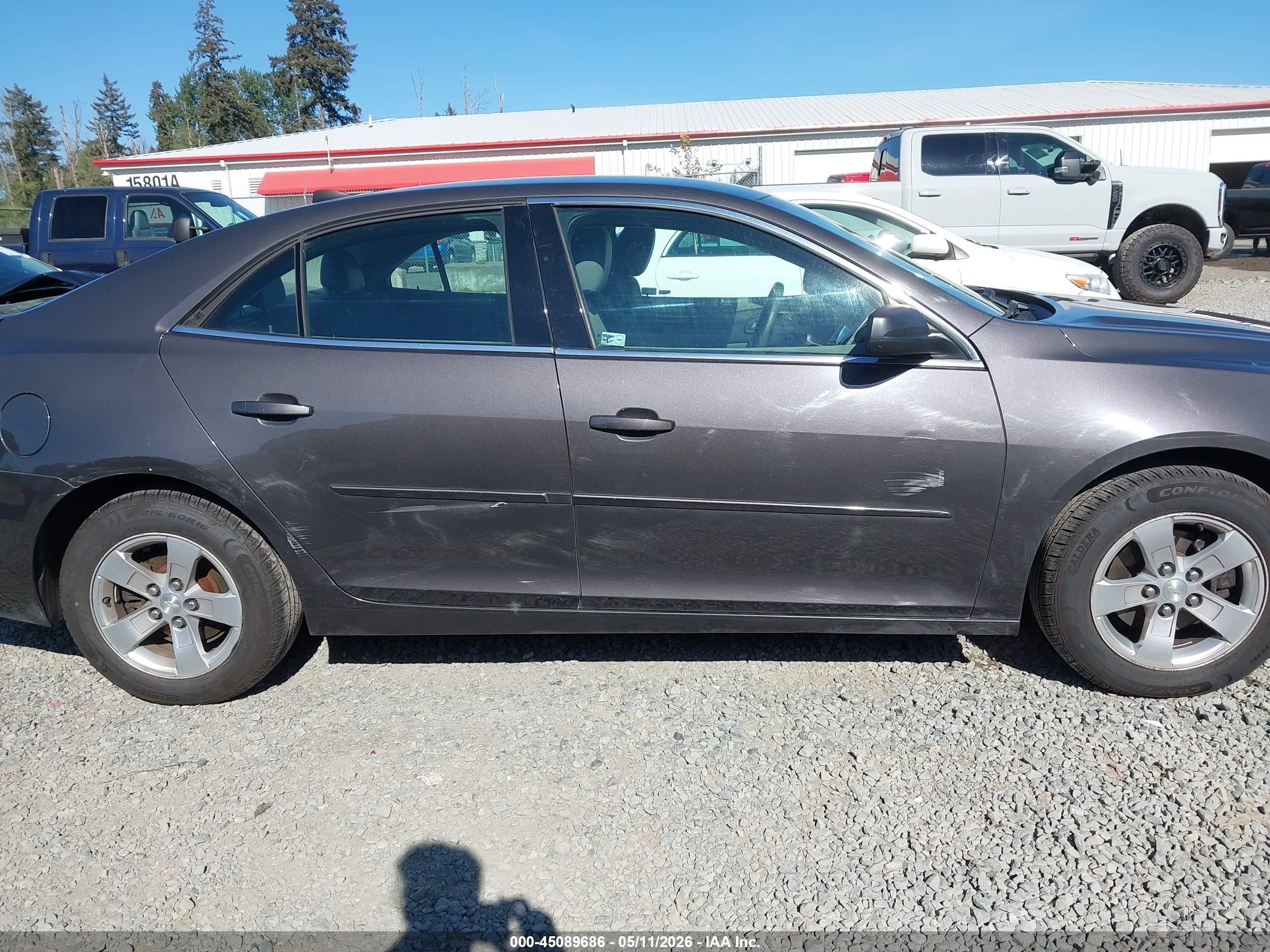 2013 Chevrolet Malibu 1ls Gray vin: 1G11B5SA8DF237655