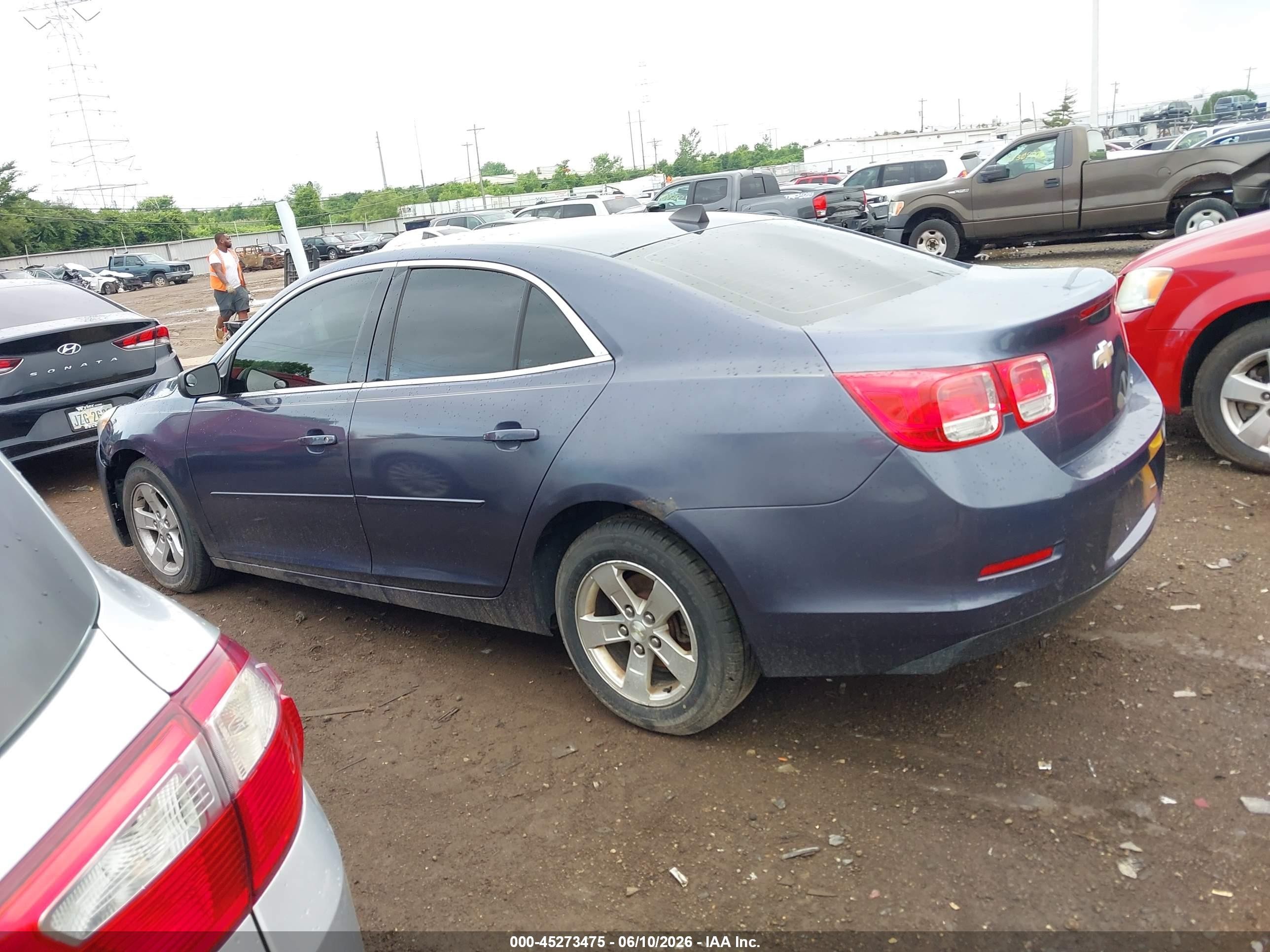 2013 Chevrolet Malibu 1ls Blue vin: 1G11B5SA8DF325928