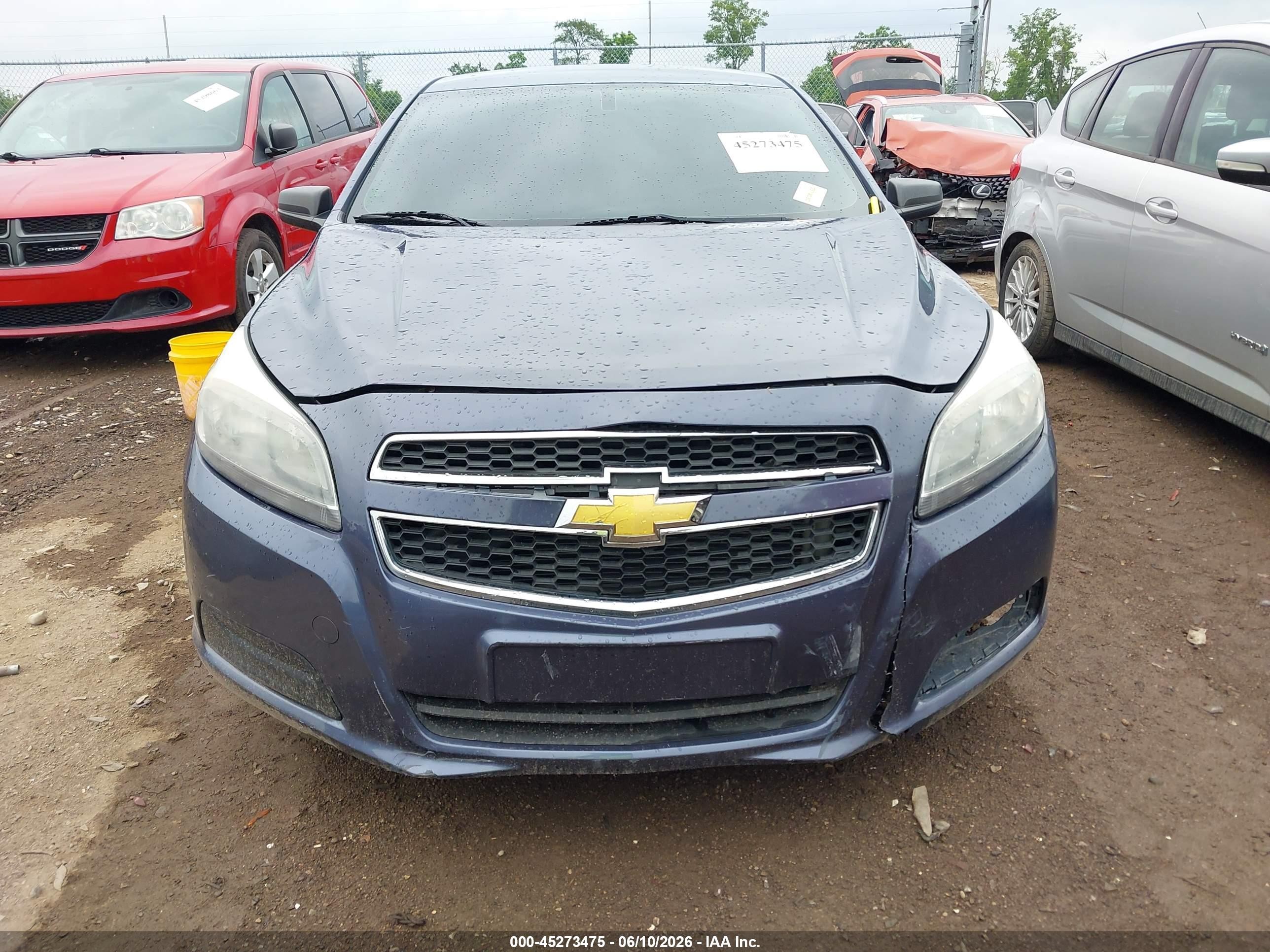 2013 Chevrolet Malibu 1ls Blue vin: 1G11B5SA8DF325928