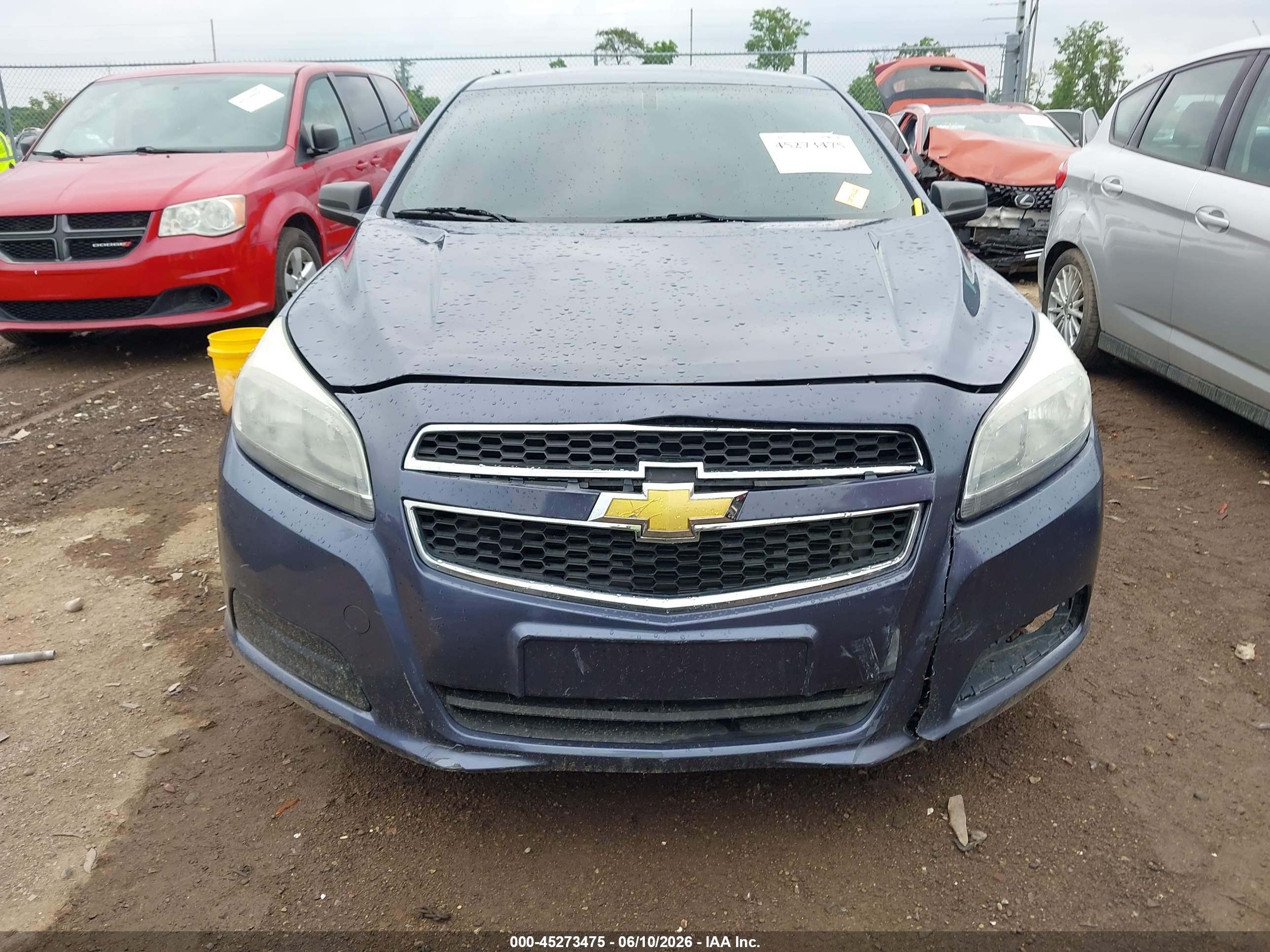 2013 Chevrolet Malibu 1ls Blue vin: 1G11B5SA8DF325928