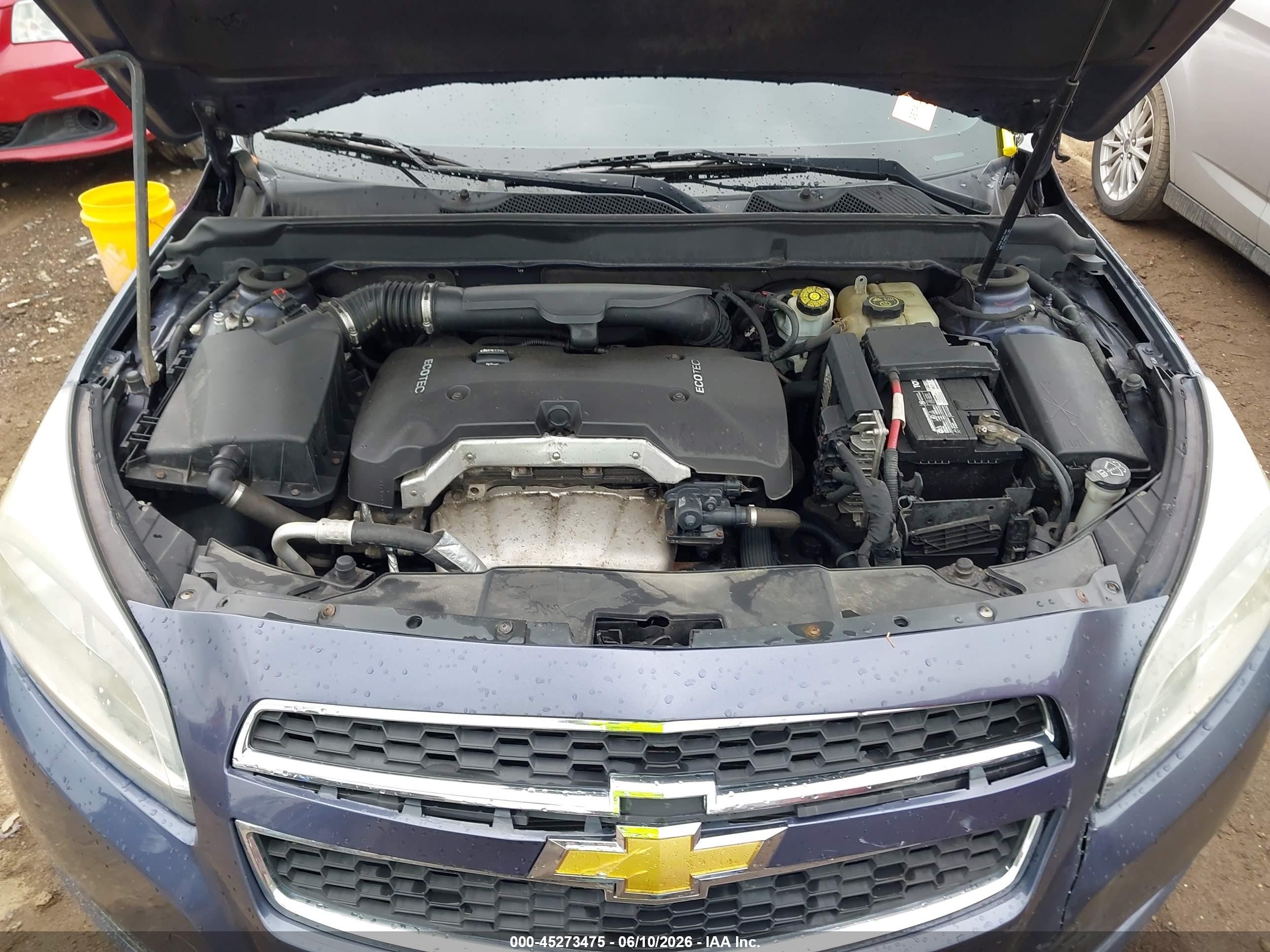 2013 Chevrolet Malibu 1ls Blue vin: 1G11B5SA8DF325928