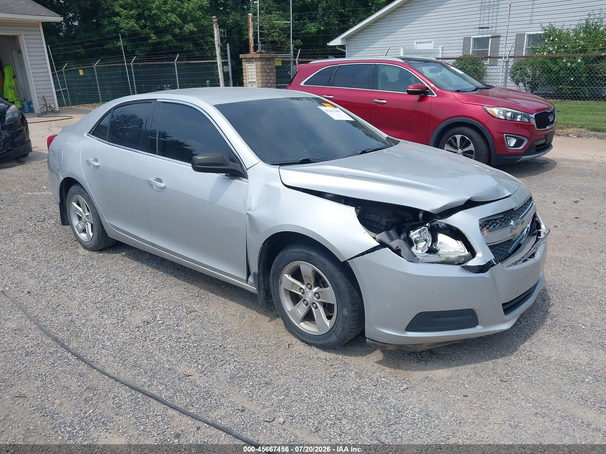 2013 Chevrolet Malibu 1ls Silver vin: 1G11B5SA8DU151192
