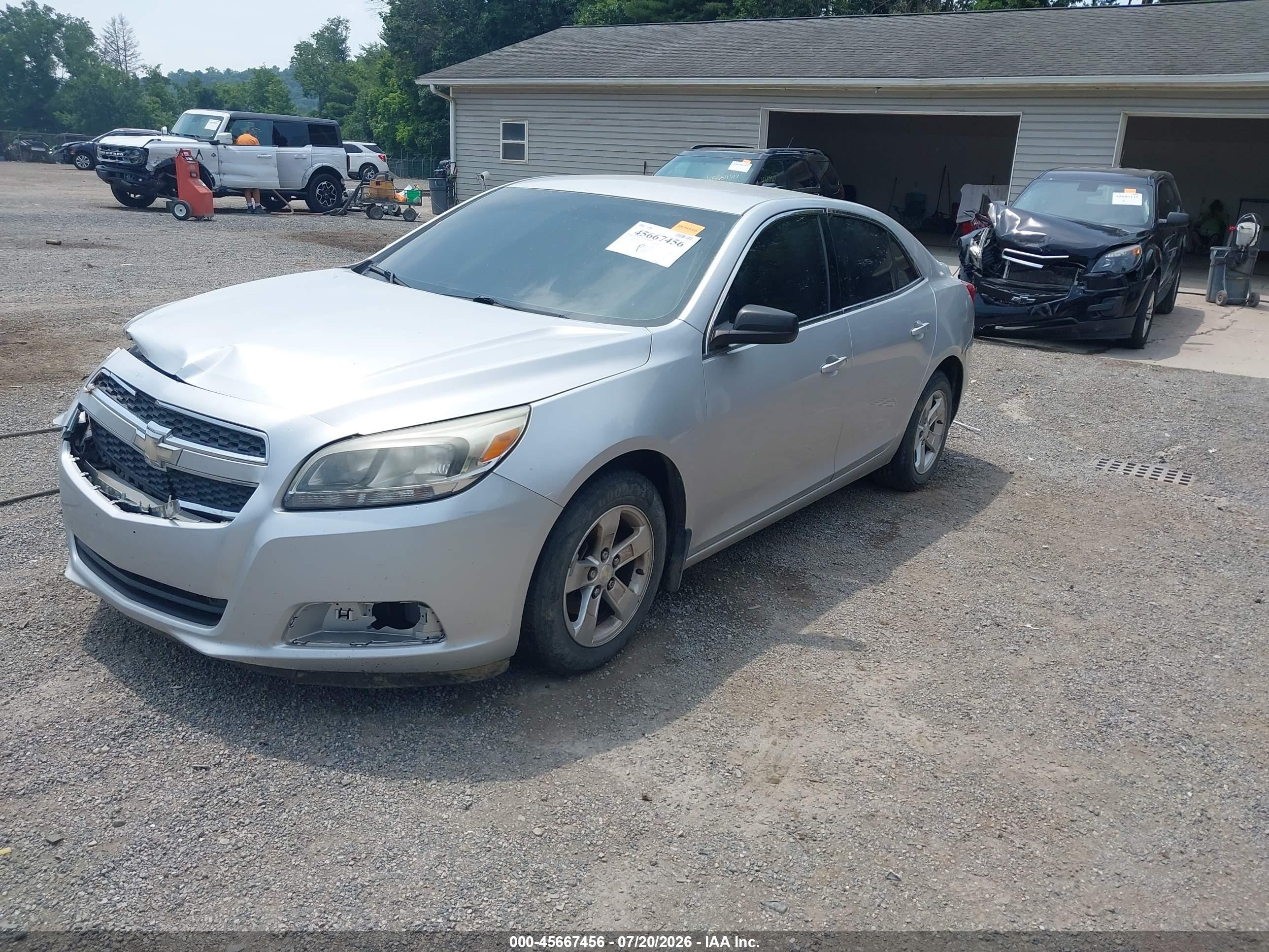 2013 Chevrolet Malibu 1ls Silver vin: 1G11B5SA8DU151192
