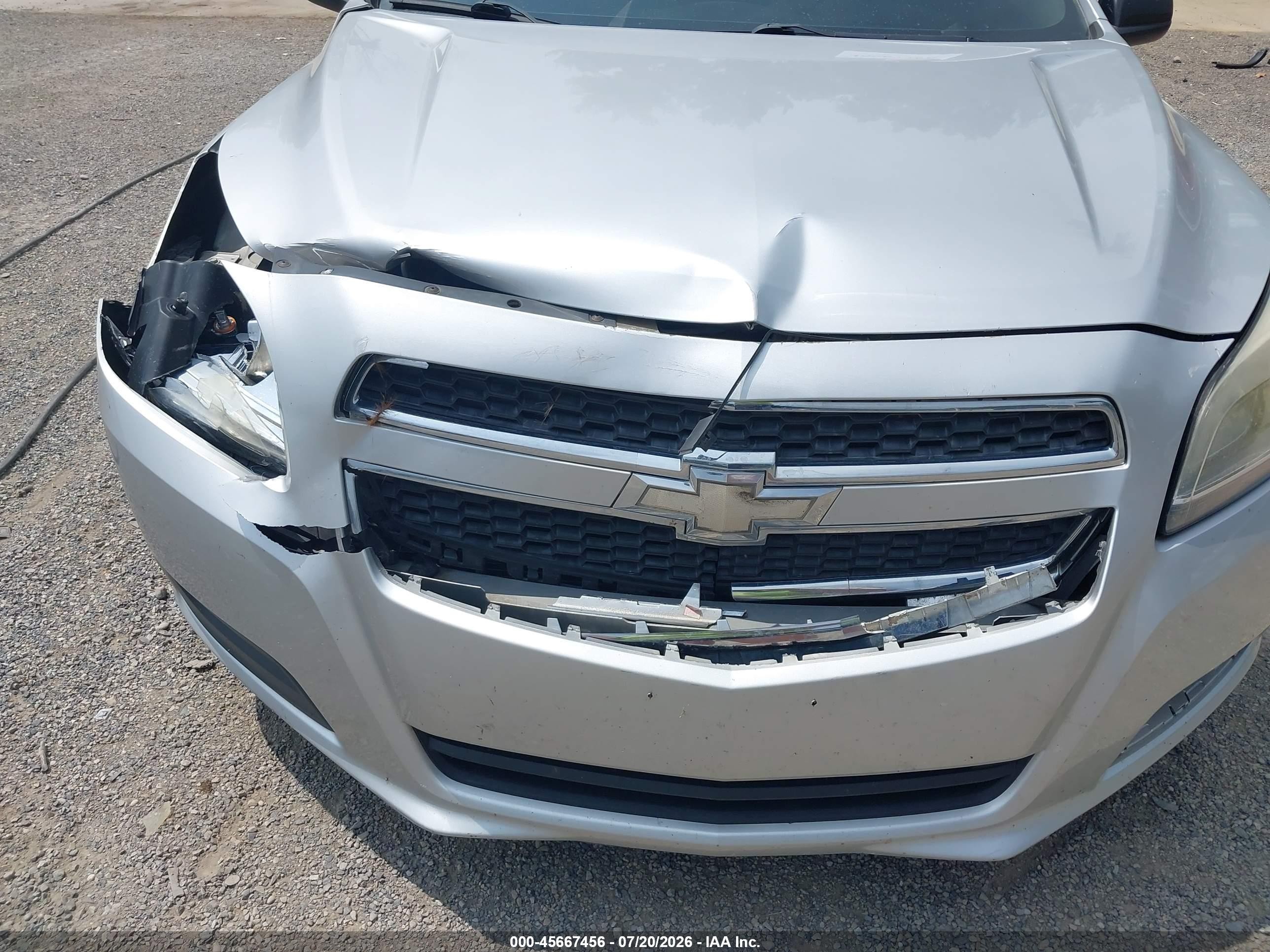 2013 Chevrolet Malibu 1ls Silver vin: 1G11B5SA8DU151192