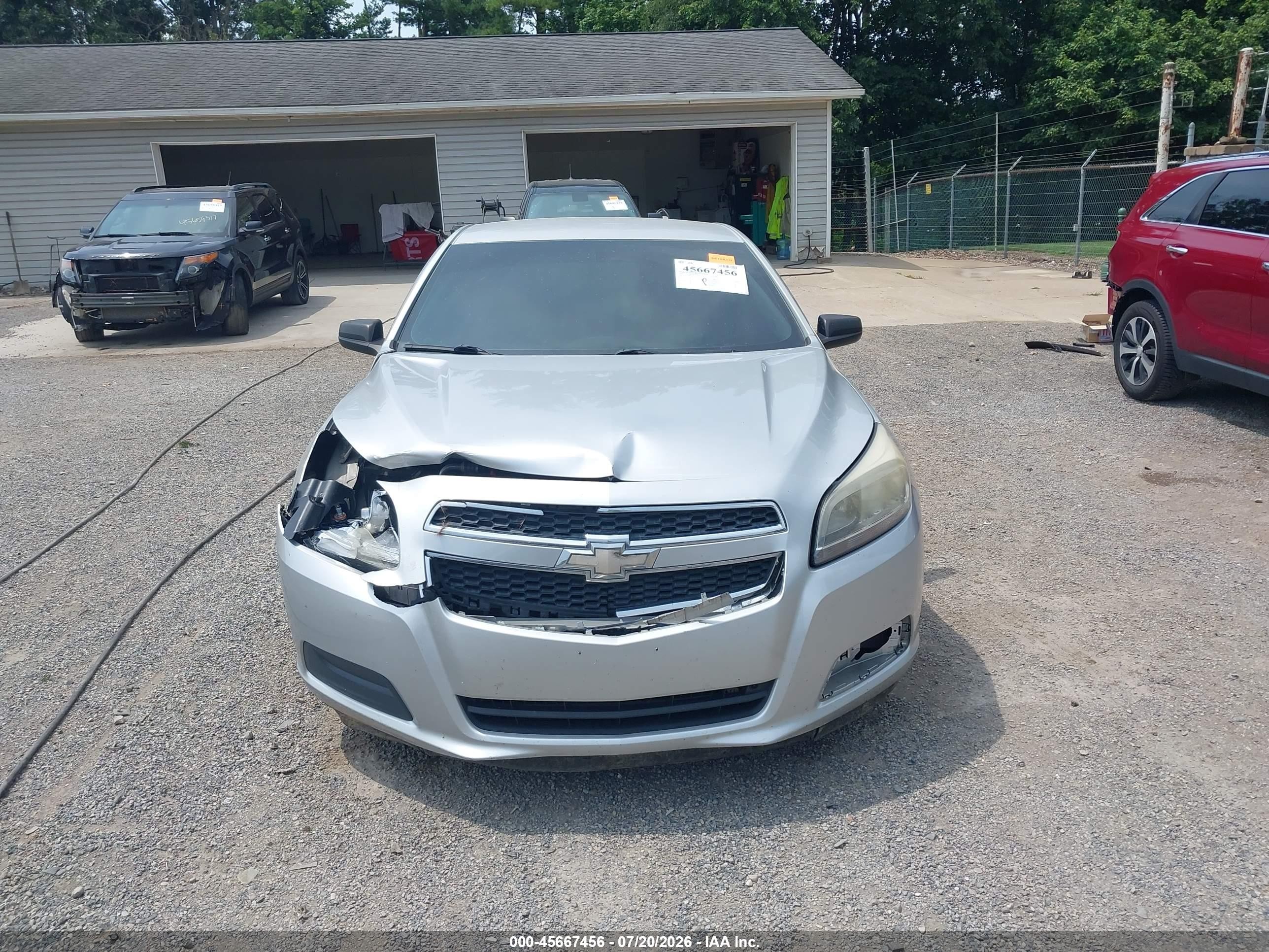 2013 Chevrolet Malibu 1ls Silver vin: 1G11B5SA8DU151192