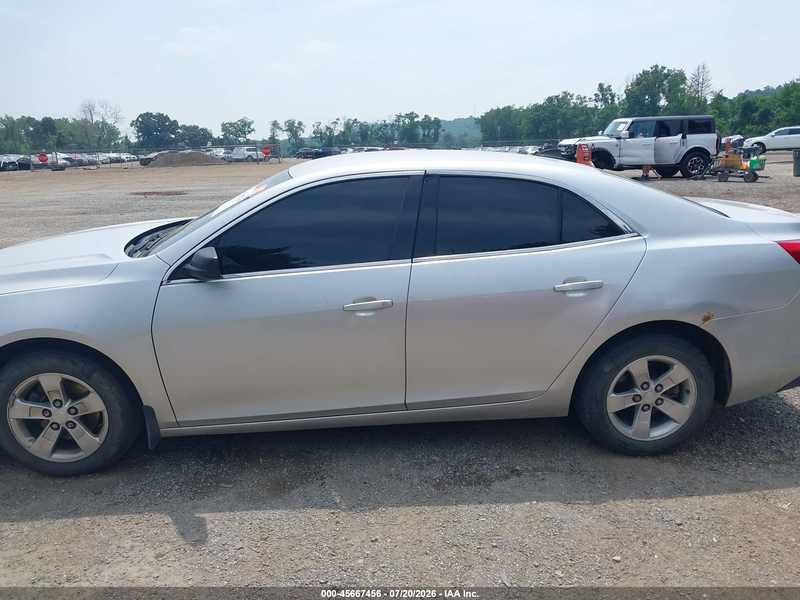 2013 Chevrolet Malibu 1ls Silver vin: 1G11B5SA8DU151192