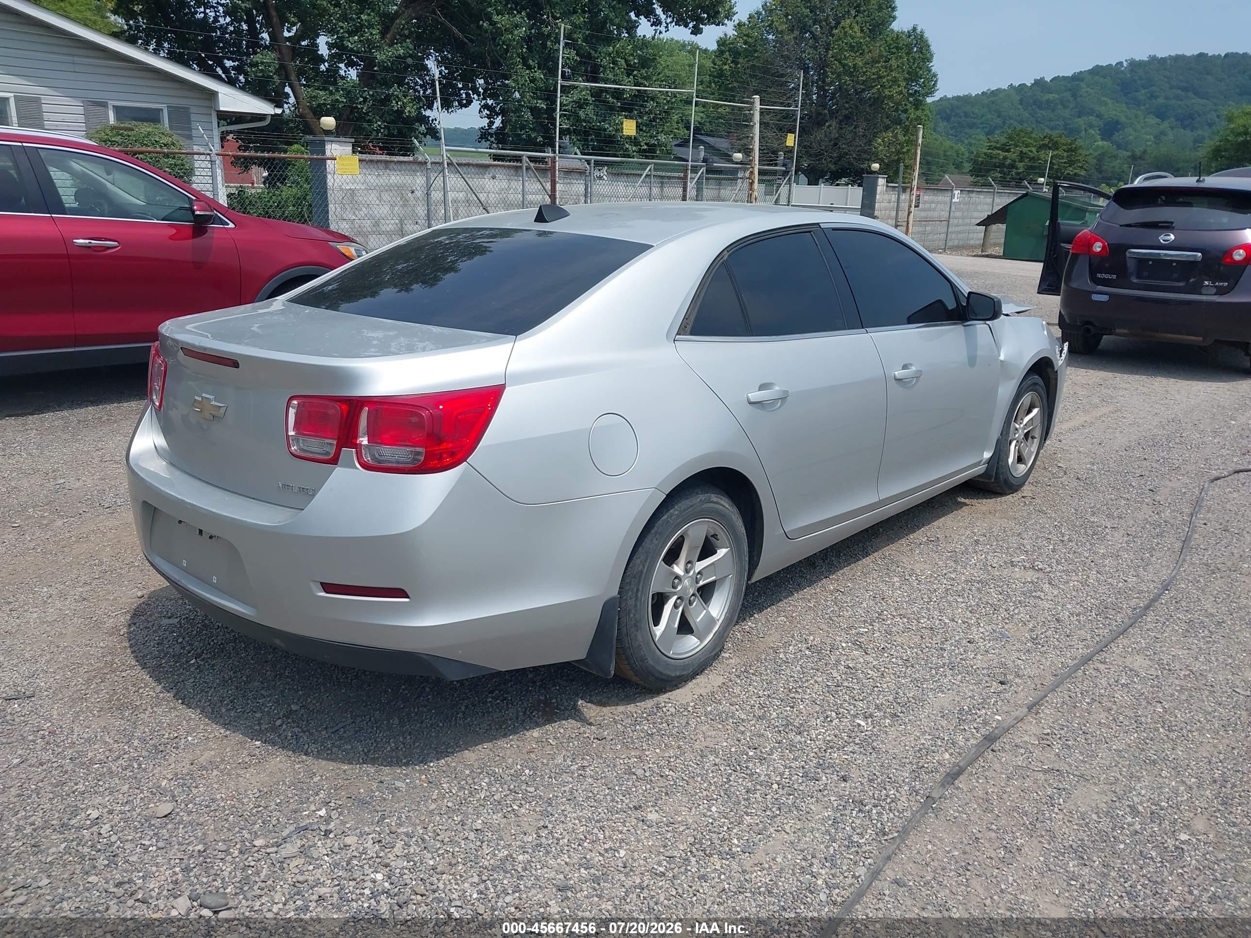 2013 Chevrolet Malibu 1ls Silver vin: 1G11B5SA8DU151192