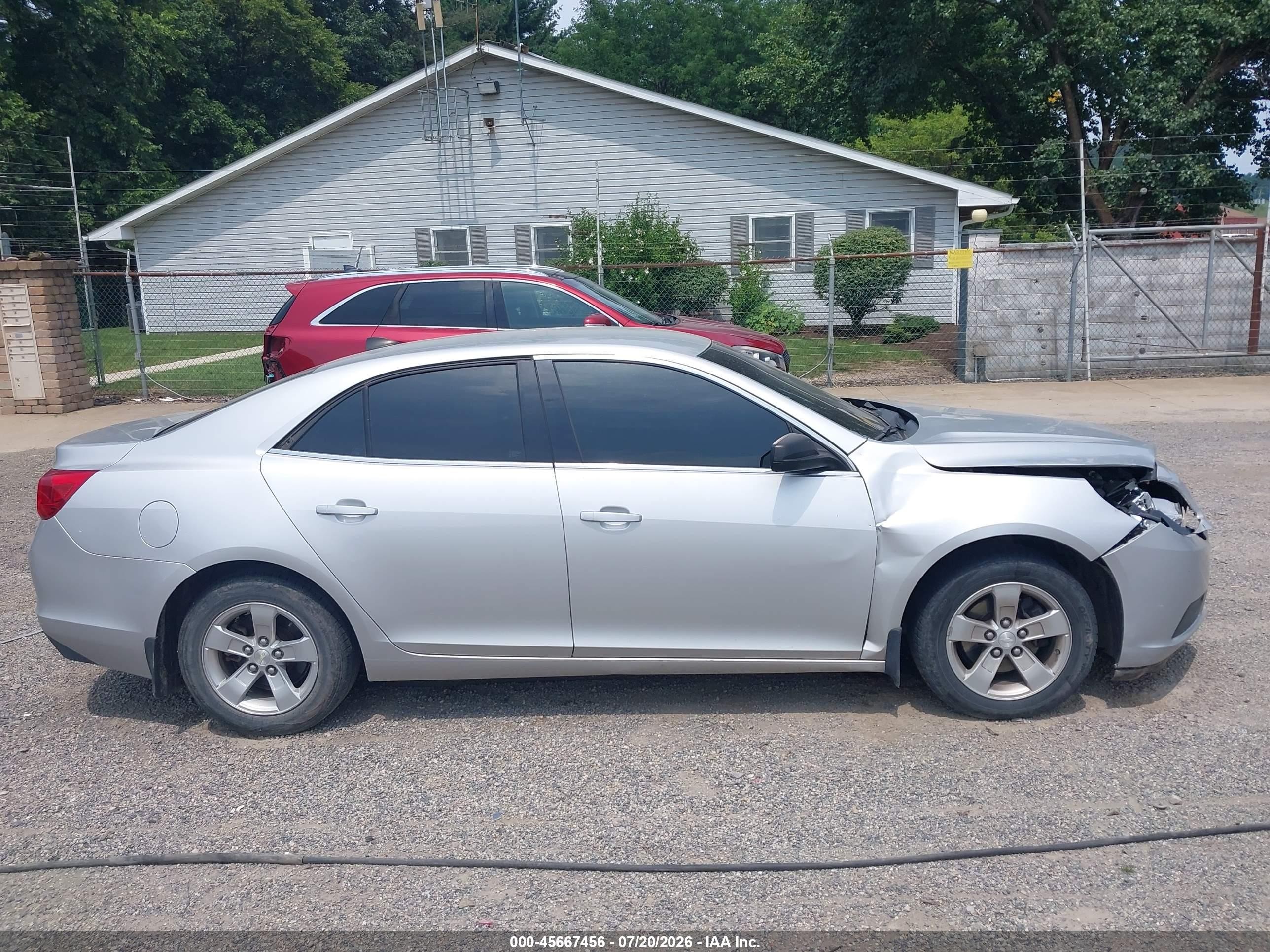 2013 Chevrolet Malibu 1ls Silver vin: 1G11B5SA8DU151192