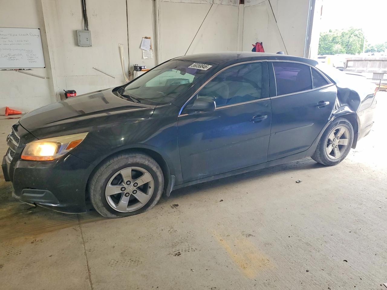 2013 Chevrolet Malibu Ls Black vin: 1G11B5SA9DF207208