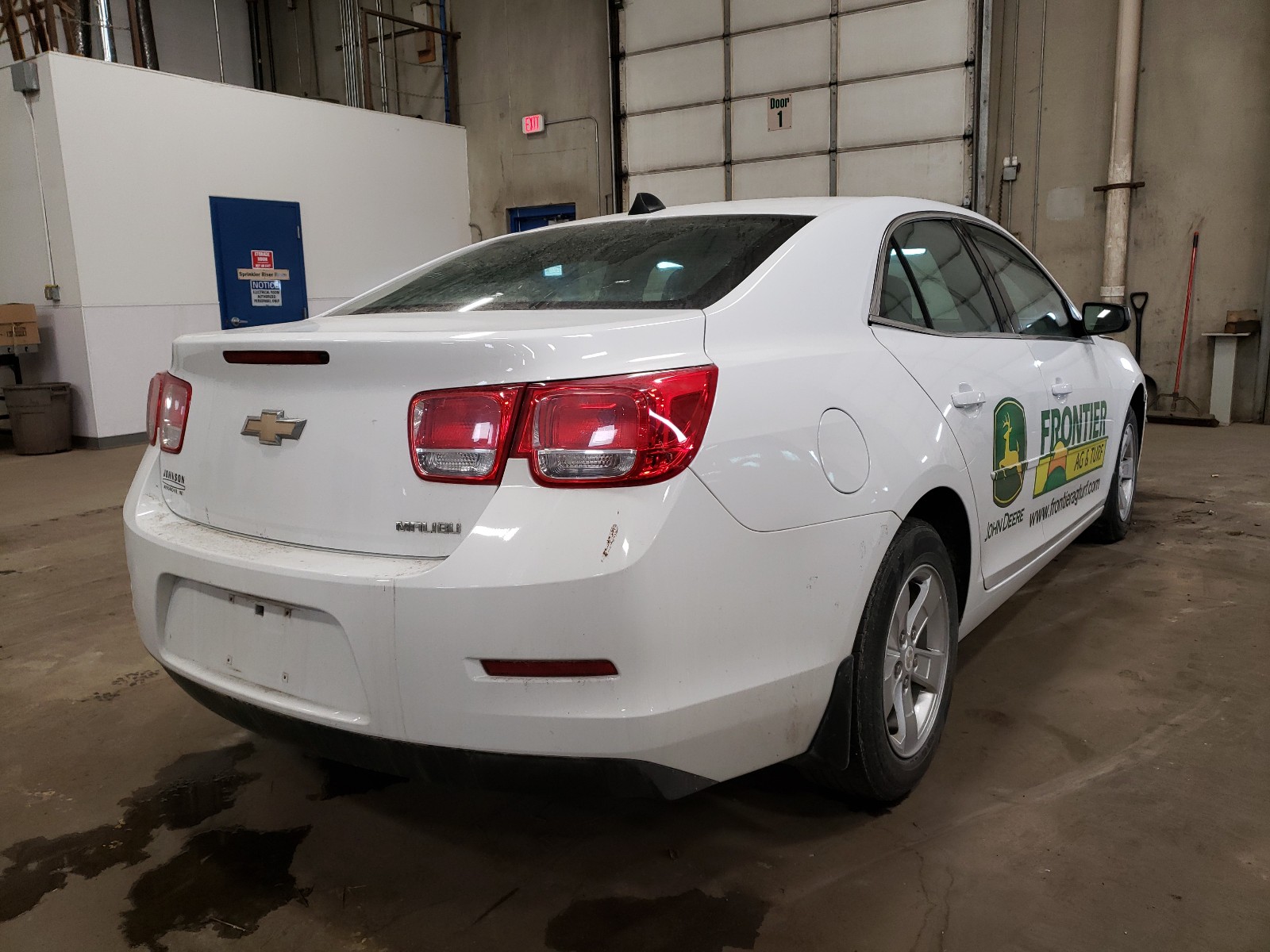 2013 Chevrolet Malibu Ls White vin: 1G11B5SA9DF236353