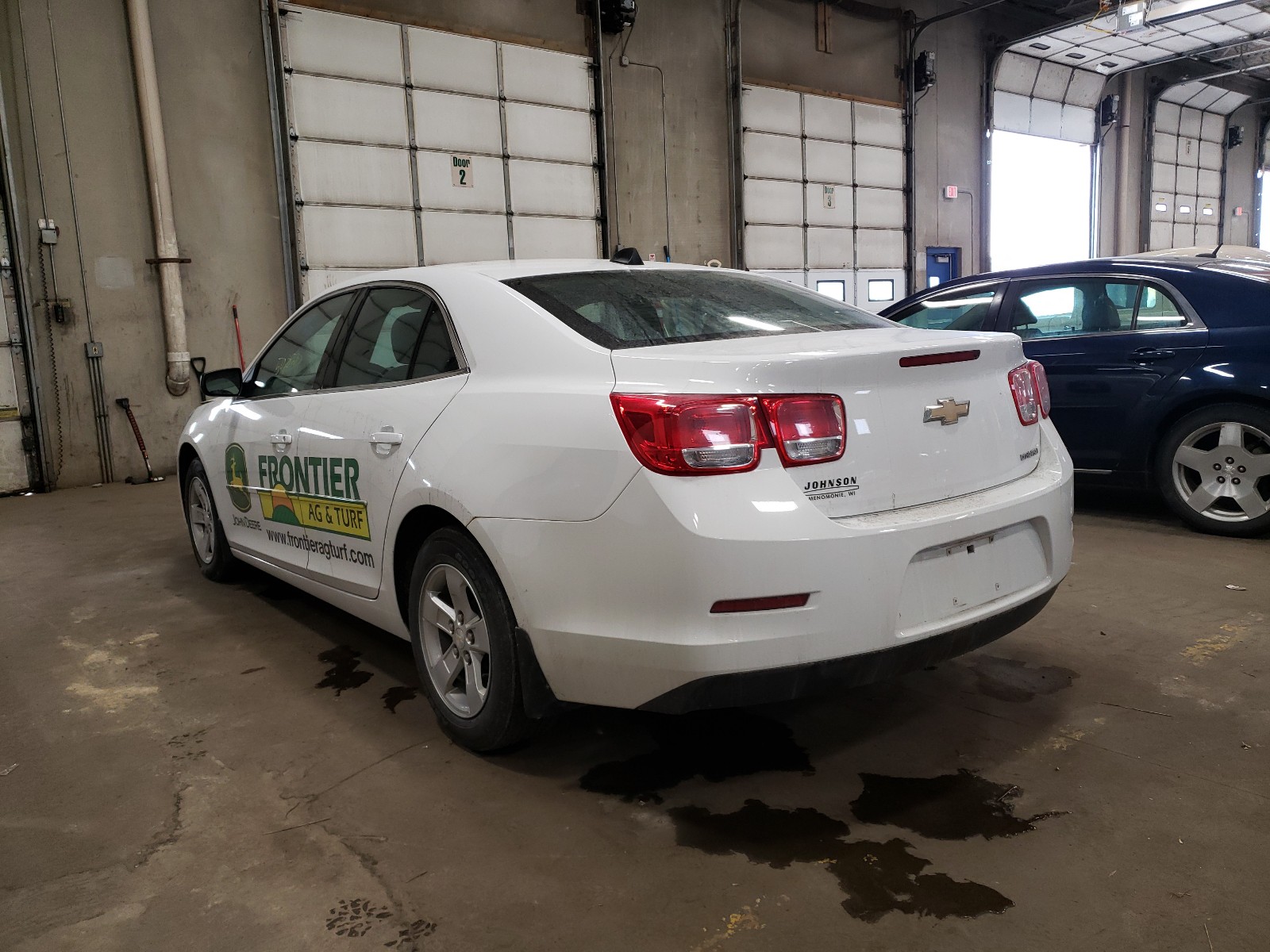 2013 Chevrolet Malibu Ls White vin: 1G11B5SA9DF236353