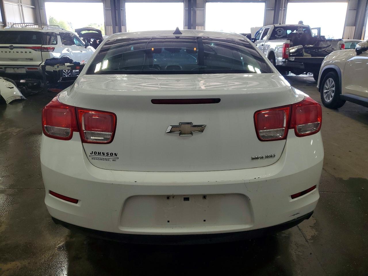 2013 Chevrolet Malibu Ls White vin: 1G11B5SA9DF236353