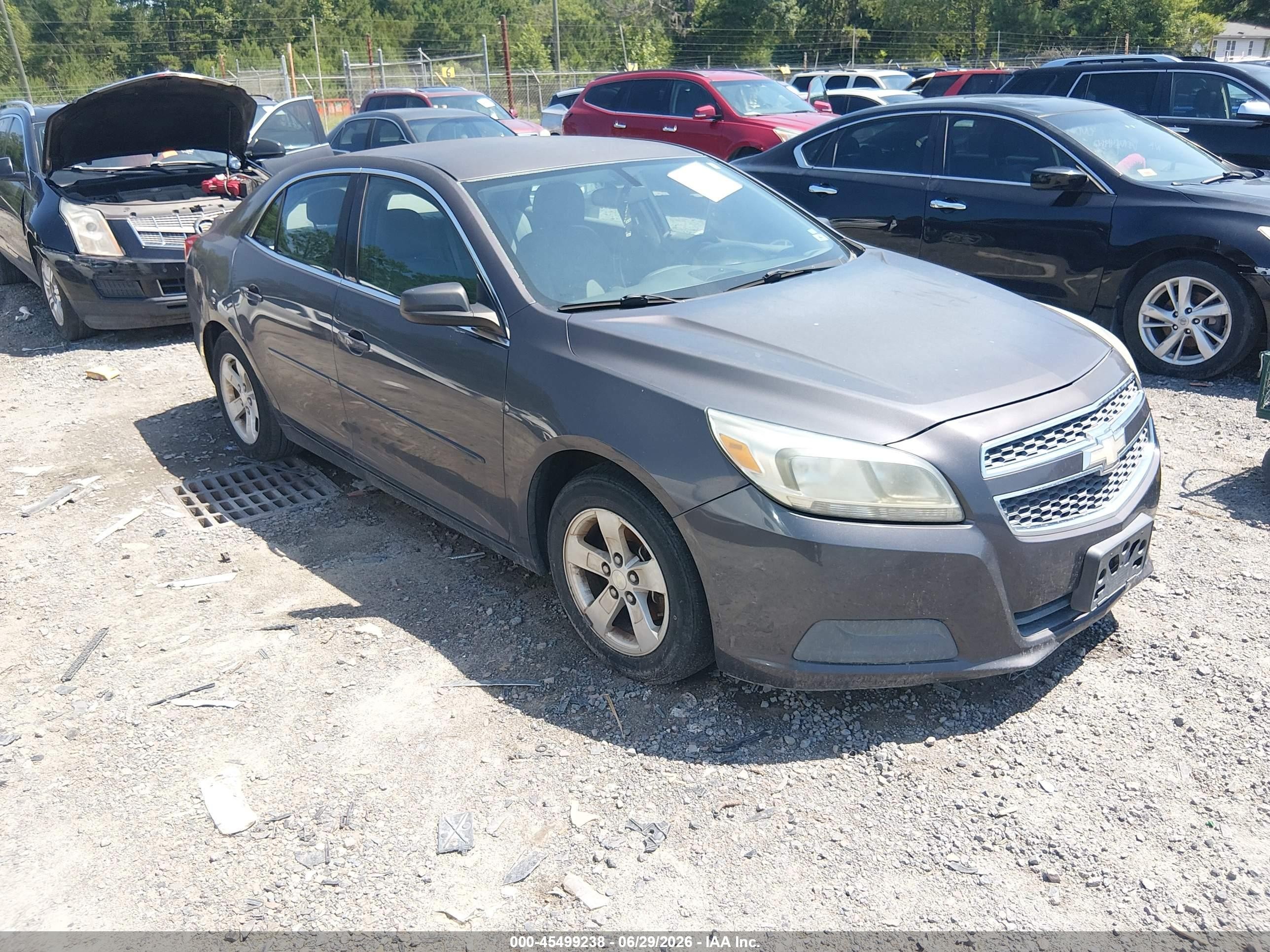2013 Chevrolet Malibu 1ls Gray vin: 1G11B5SAXDF127643