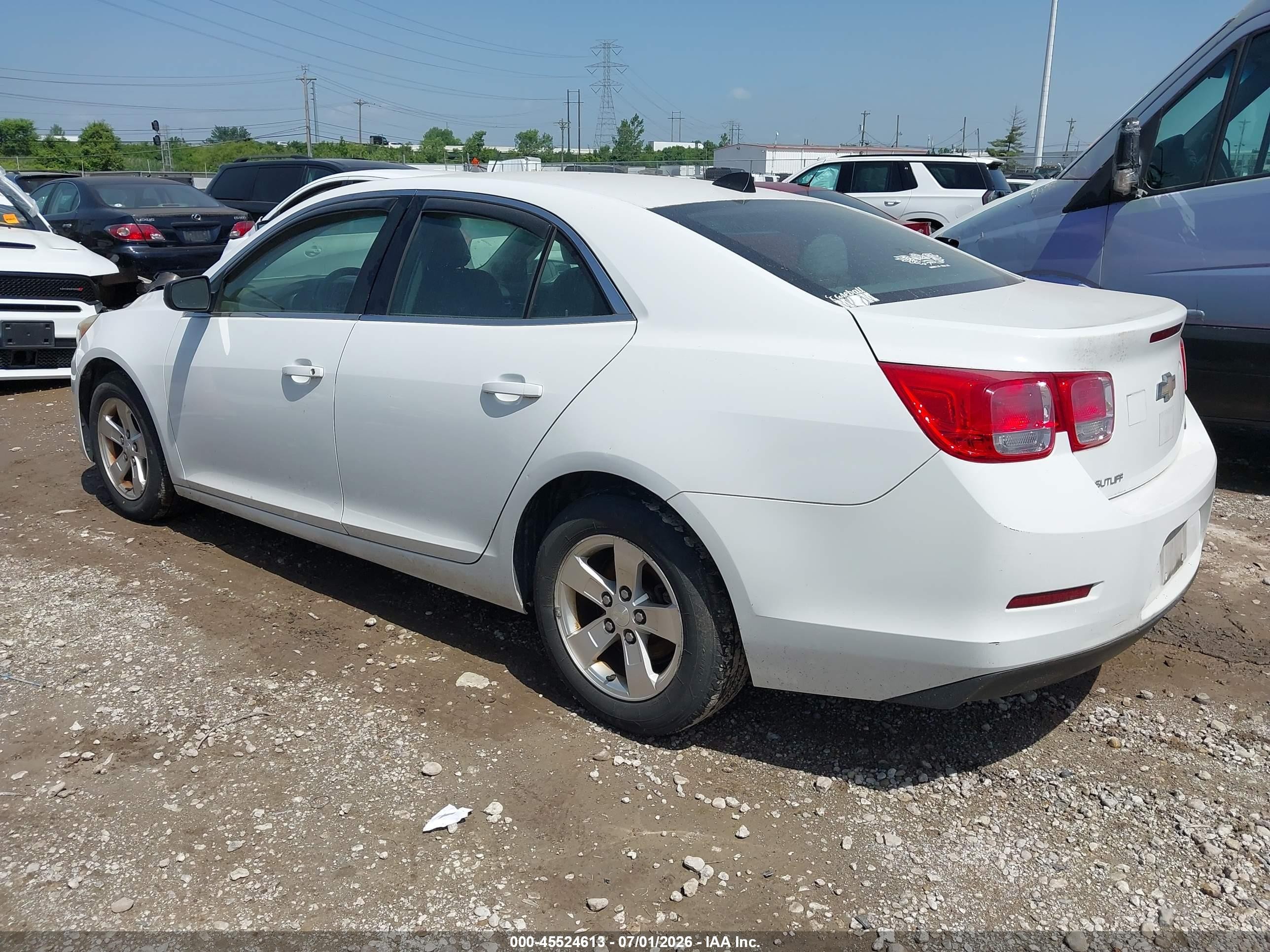 2013 Chevrolet Malibu 1ls White vin: 1G11B5SAXDF229816