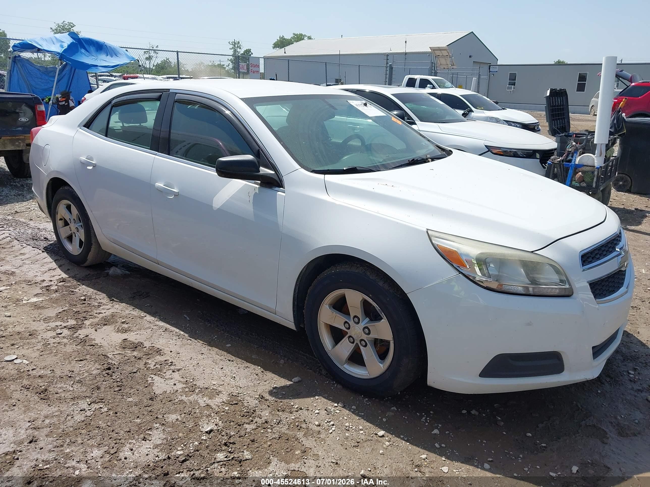 2013 Chevrolet Malibu 1ls White vin: 1G11B5SAXDF229816