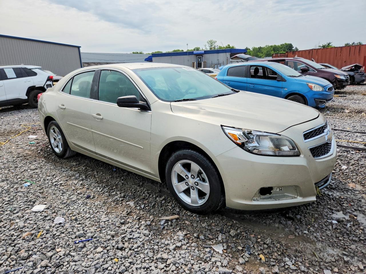 2013 Chevrolet Malibu Ls Beige vin: 1G11B5SAXDF231758