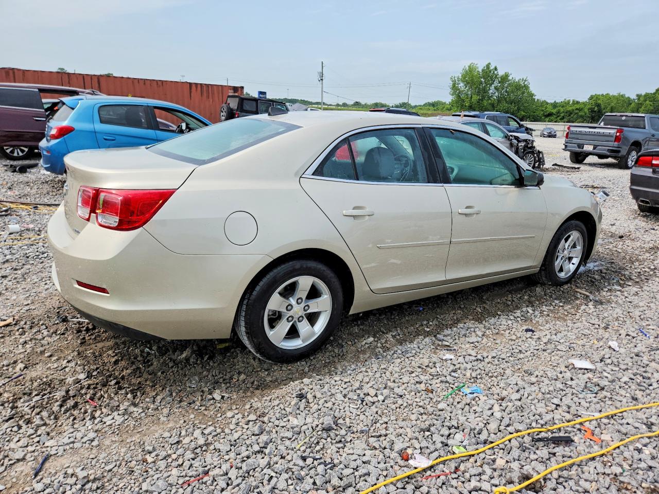 2013 Chevrolet Malibu Ls Beige vin: 1G11B5SAXDF231758