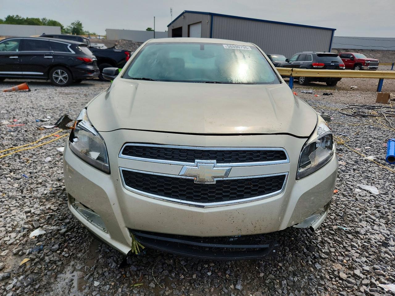 2013 Chevrolet Malibu Ls Beige vin: 1G11B5SAXDF231758