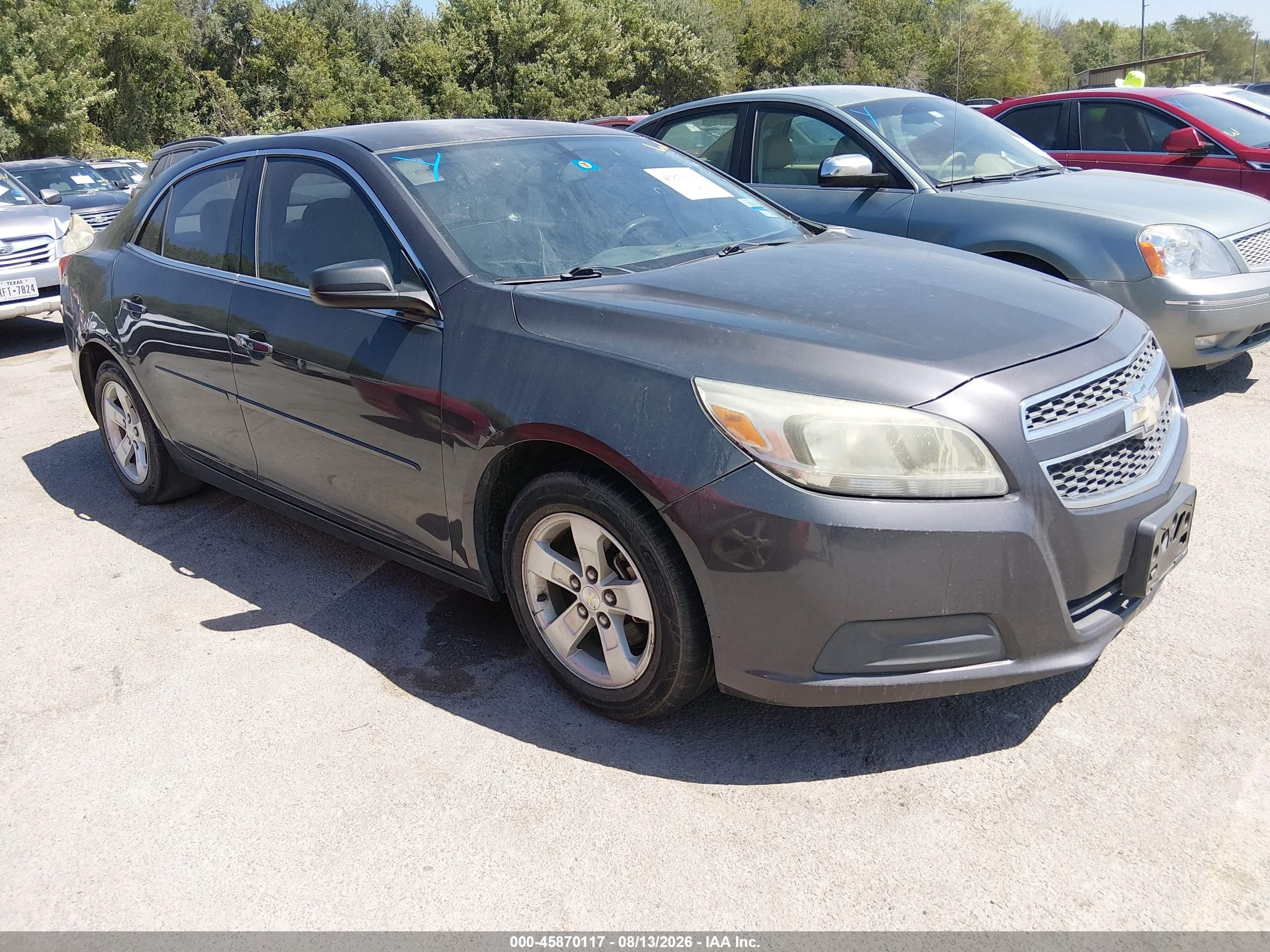 2013 Chevrolet Malibu 1ls Gray vin: 1G11B5SAXDF234577