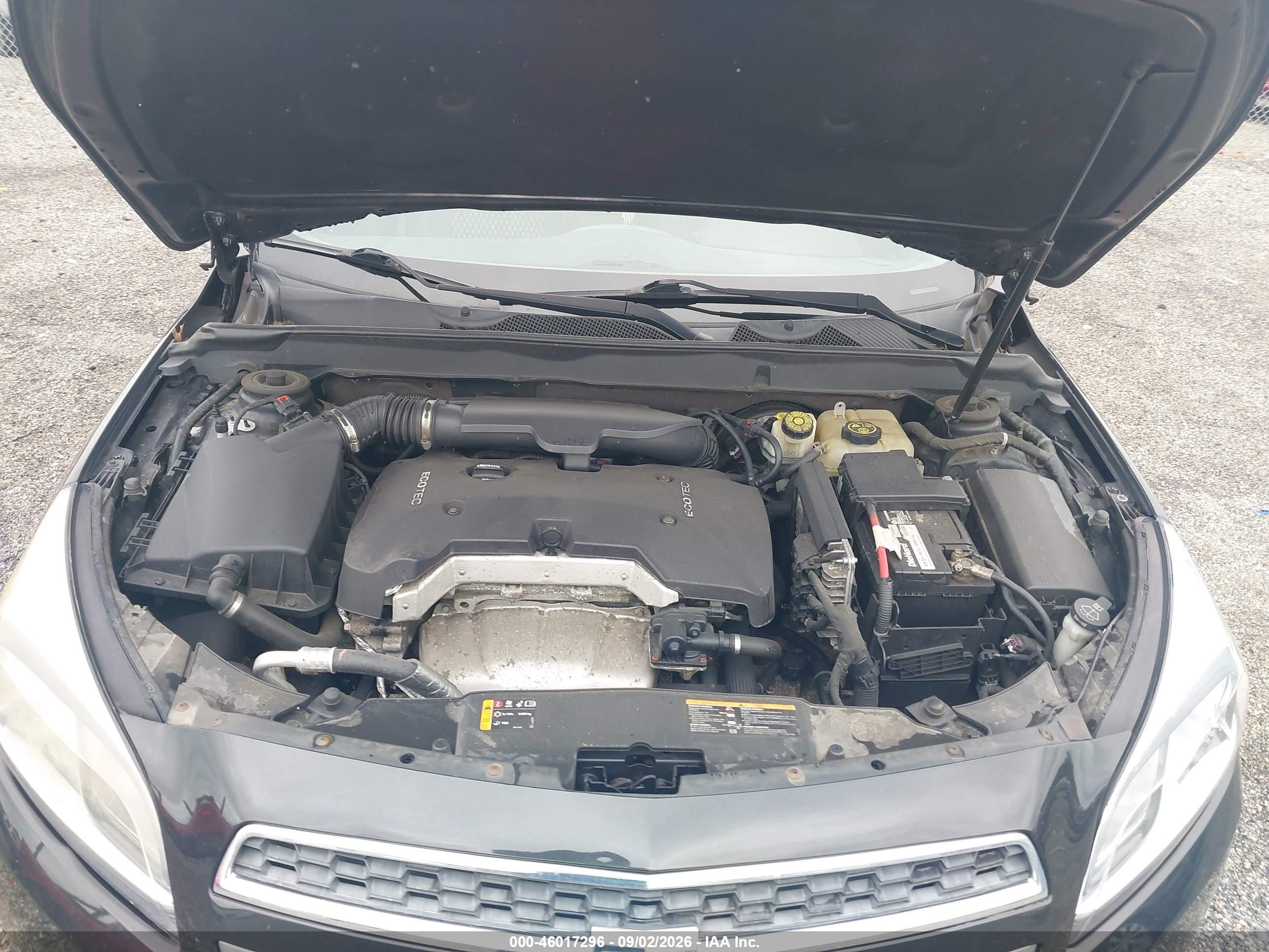 2013 Chevrolet Malibu 1ls Черный vin: 1G11B5SAXDF263612