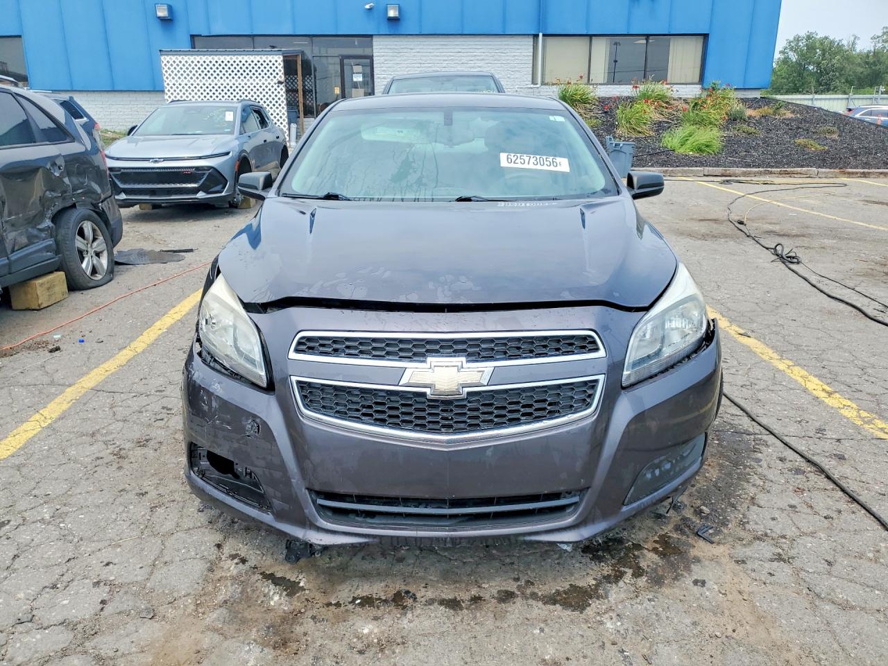2013 Chevrolet Malibu Ls Gray vin: 1G11B5SAXDF322996