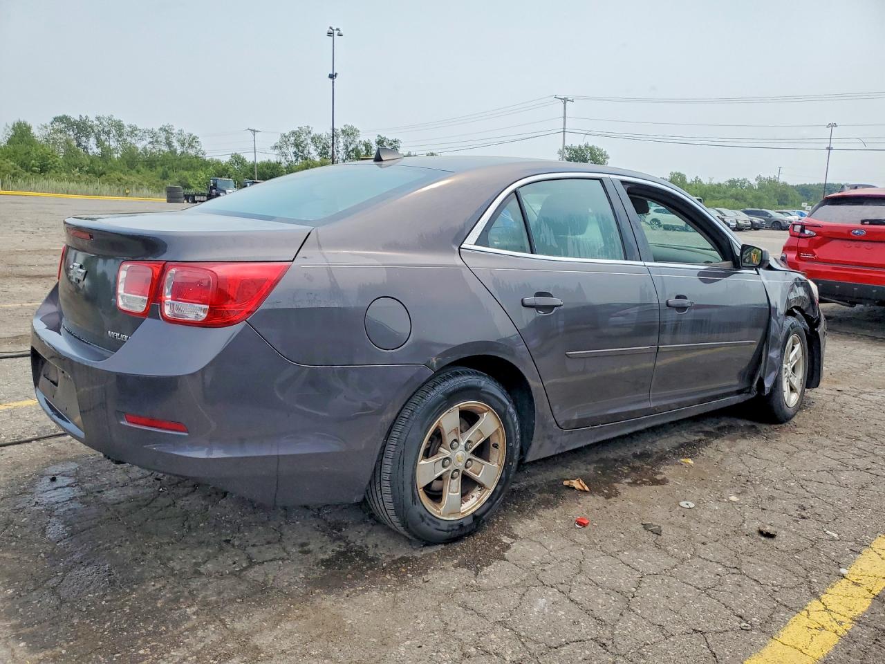 2013 Chevrolet Malibu Ls Gray vin: 1G11B5SAXDF322996