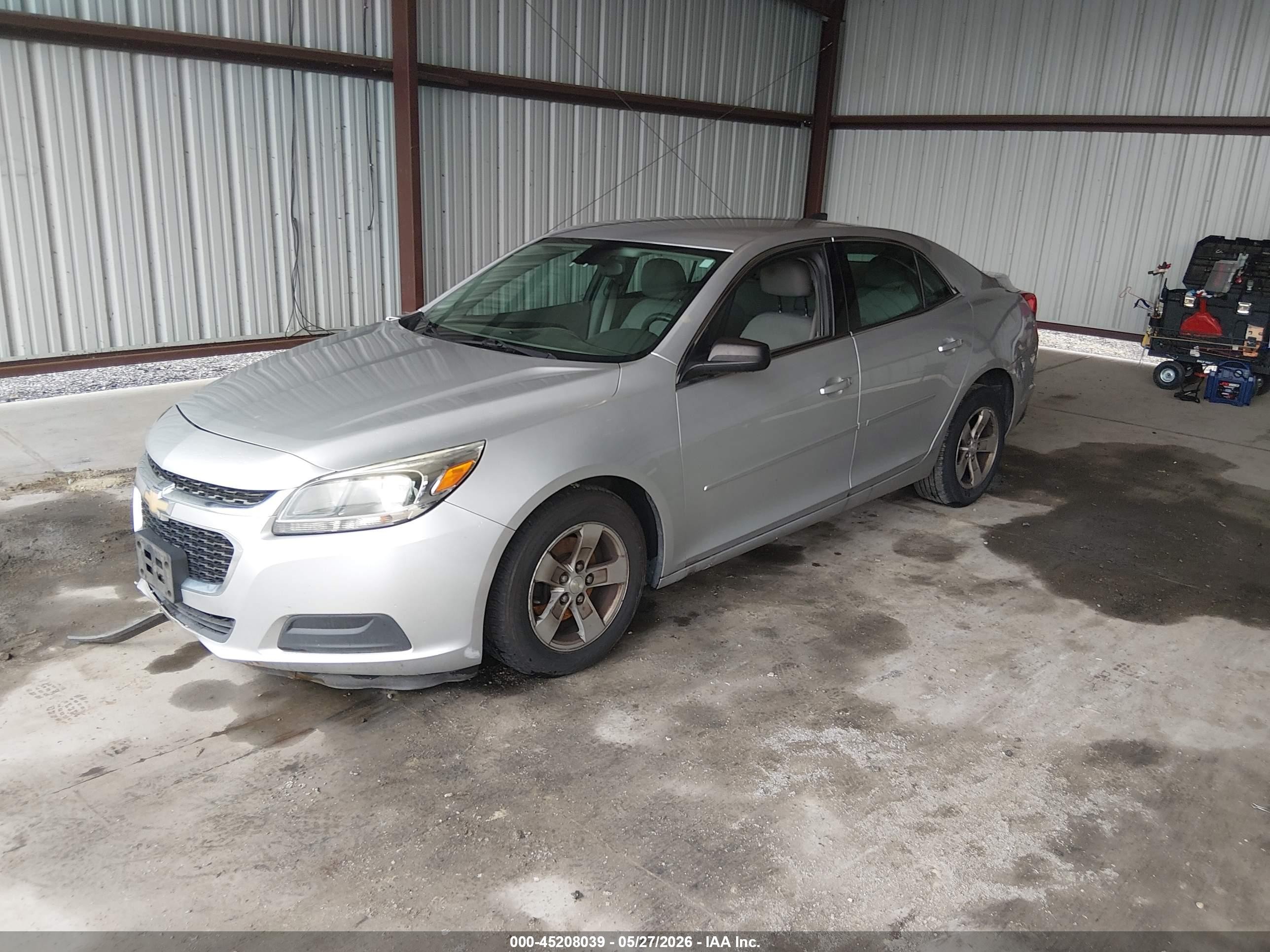 2016 Chevrolet Malibu Limited Ls Silver vin: 1G11B5SAXGF106702