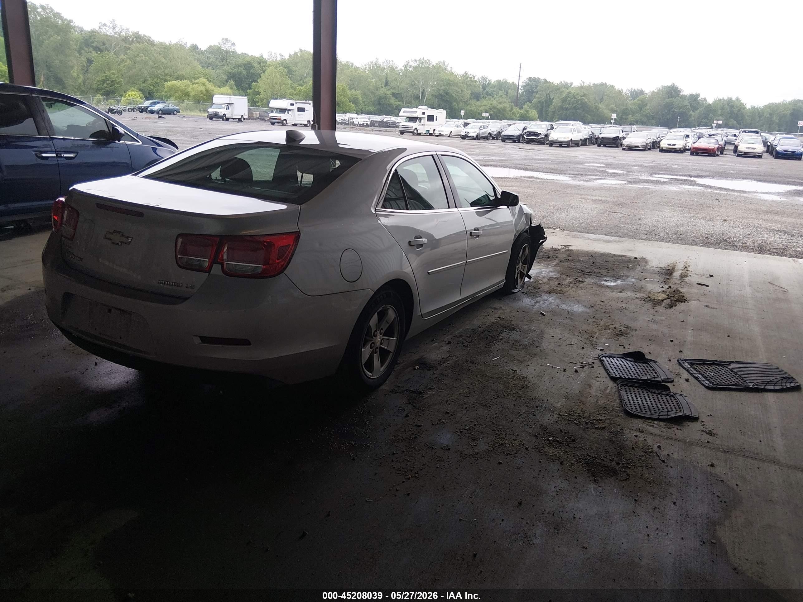 2016 Chevrolet Malibu Limited Ls Silver vin: 1G11B5SAXGF106702