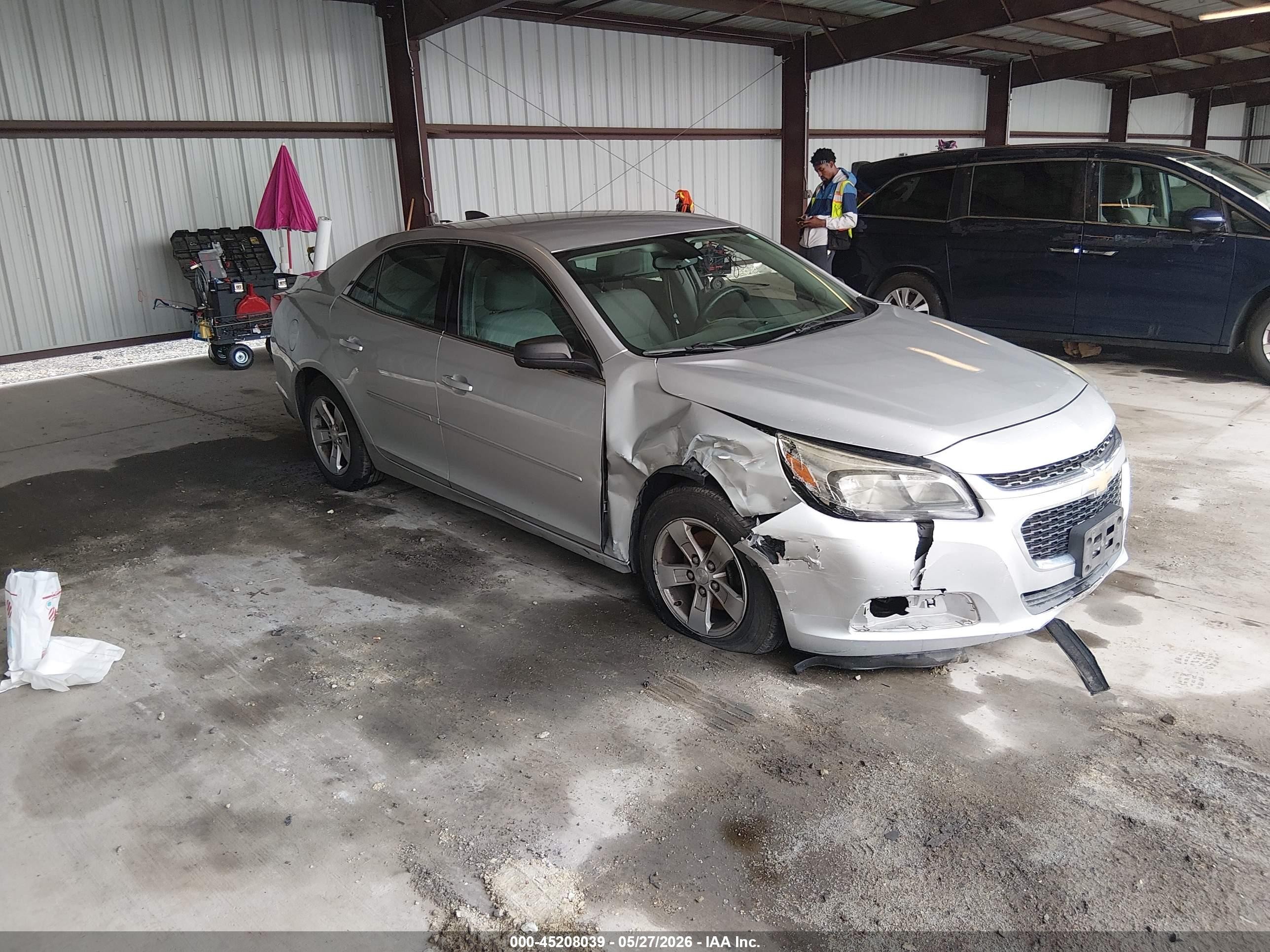 2016 Chevrolet Malibu Limited Ls Silver vin: 1G11B5SAXGF106702