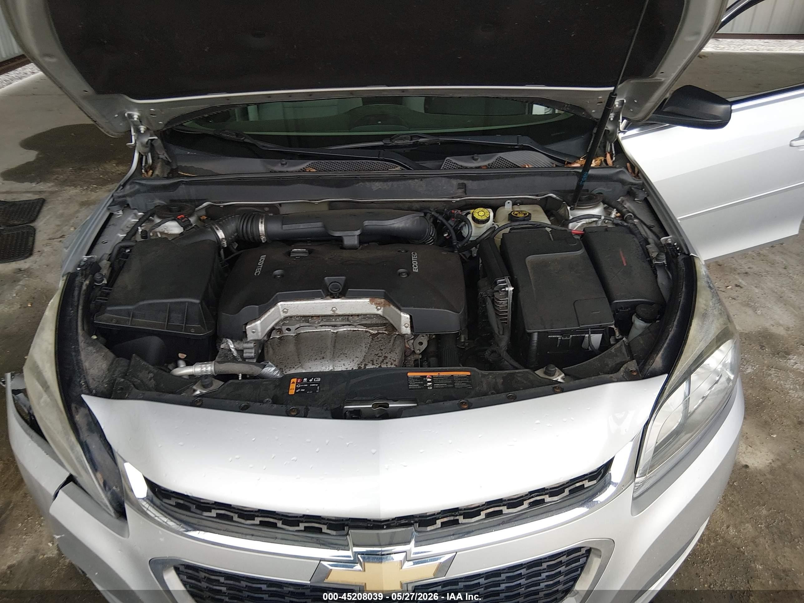 2016 Chevrolet Malibu Limited Ls Silver vin: 1G11B5SAXGF106702