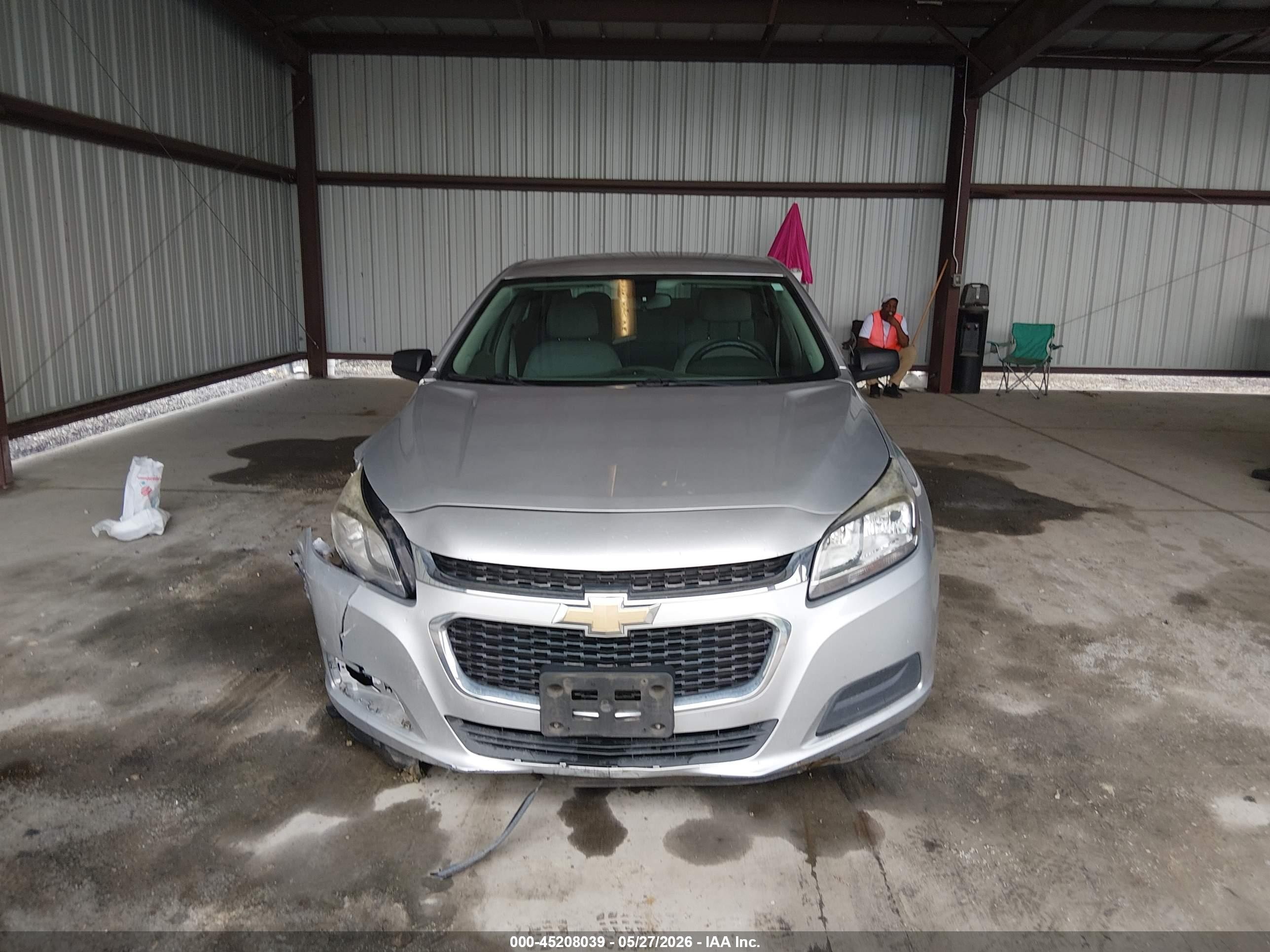 2016 Chevrolet Malibu Limited Ls Silver vin: 1G11B5SAXGF106702