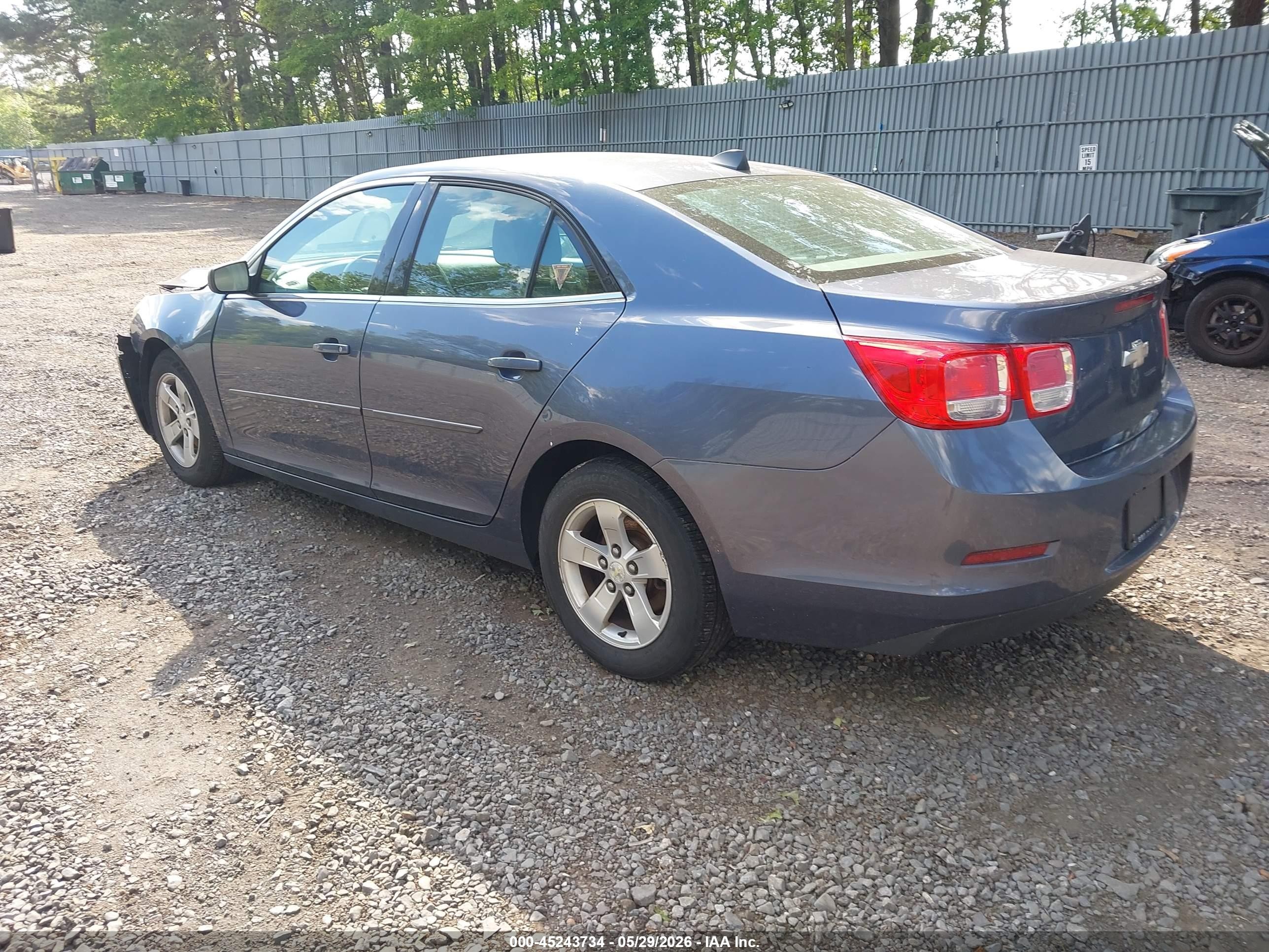 2014 Chevrolet Malibu 1ls Синий vin: 1G11B5SL0EF104102