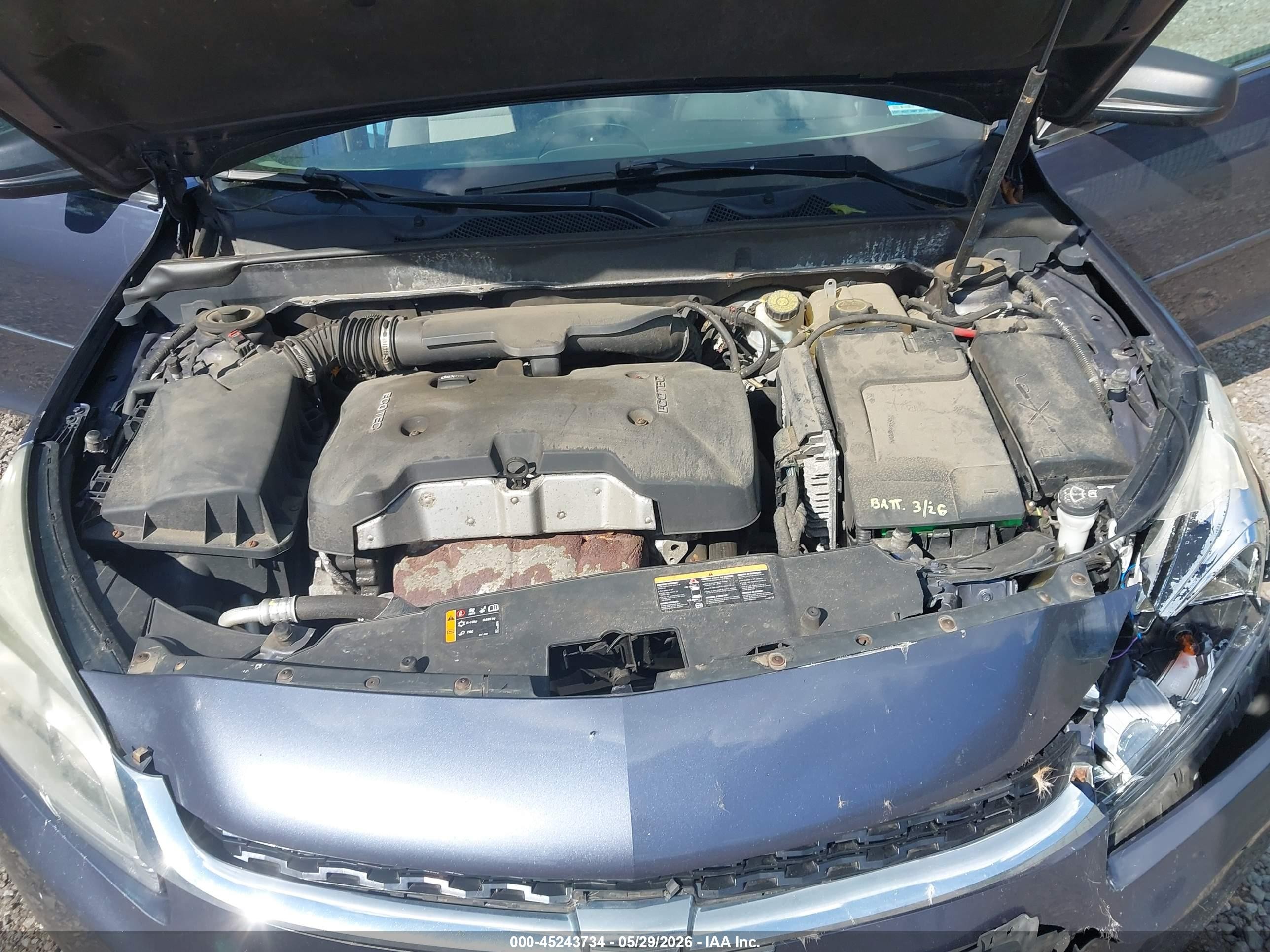 2014 Chevrolet Malibu 1ls Синий vin: 1G11B5SL0EF104102